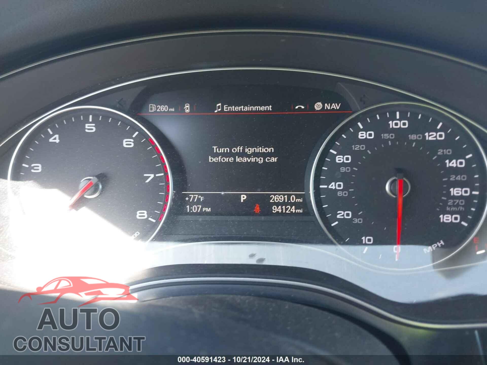 AUDI A6 2013 - WAUDFAFC2DN064277
