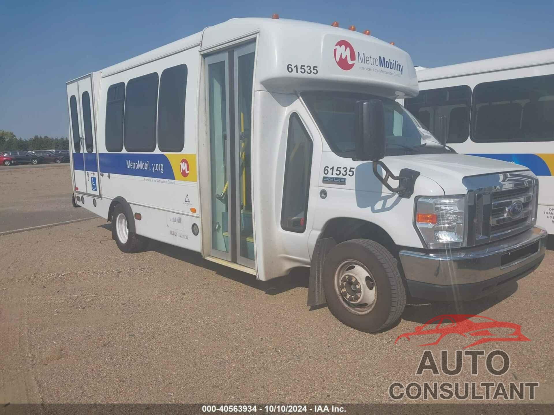 FORD E-450 CUTAWAY 2019 - 1FDFE4FS9KDC56124