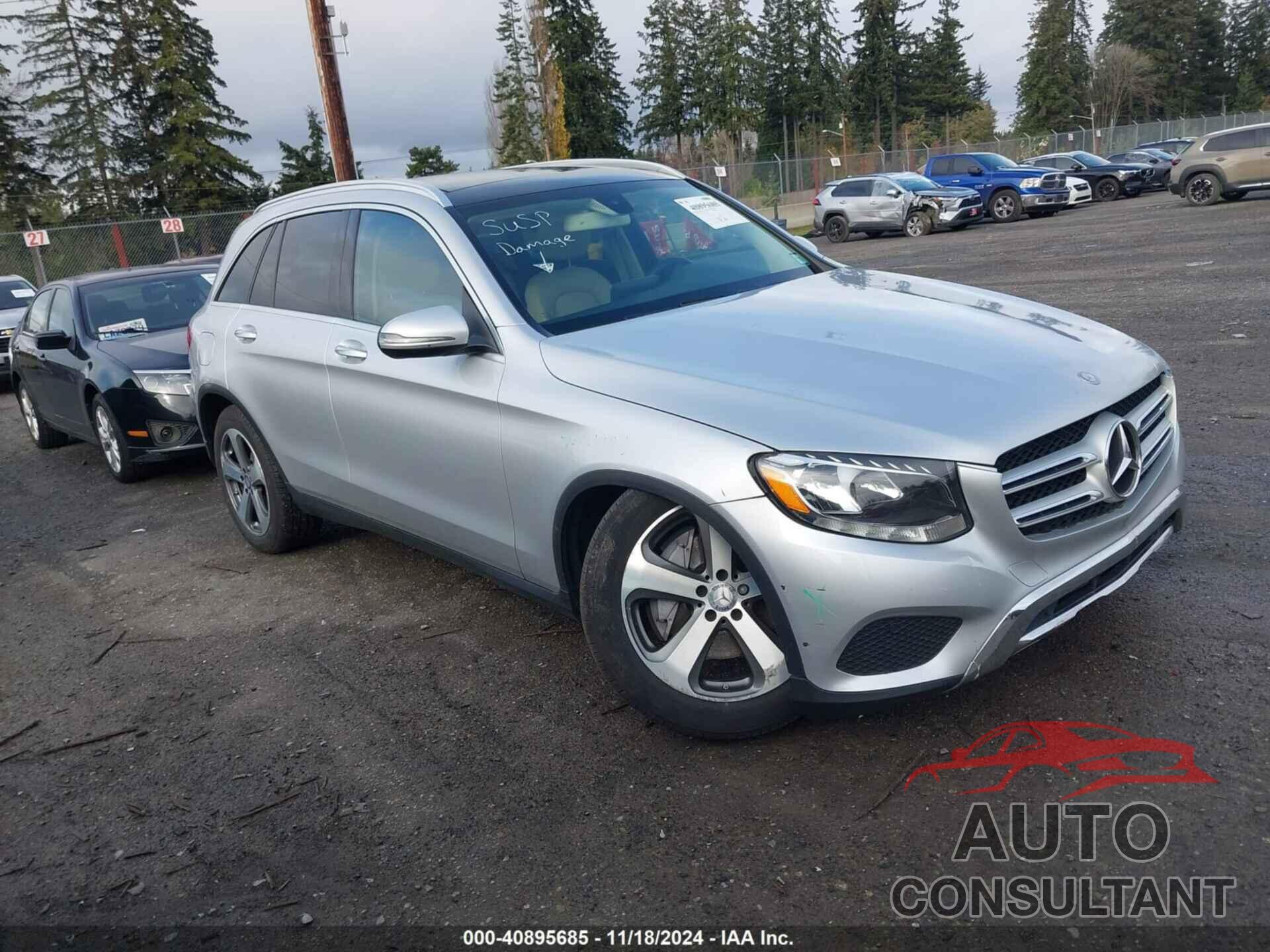 MERCEDES-BENZ GLC 300 2016 - WDC0G4JBXGF092884