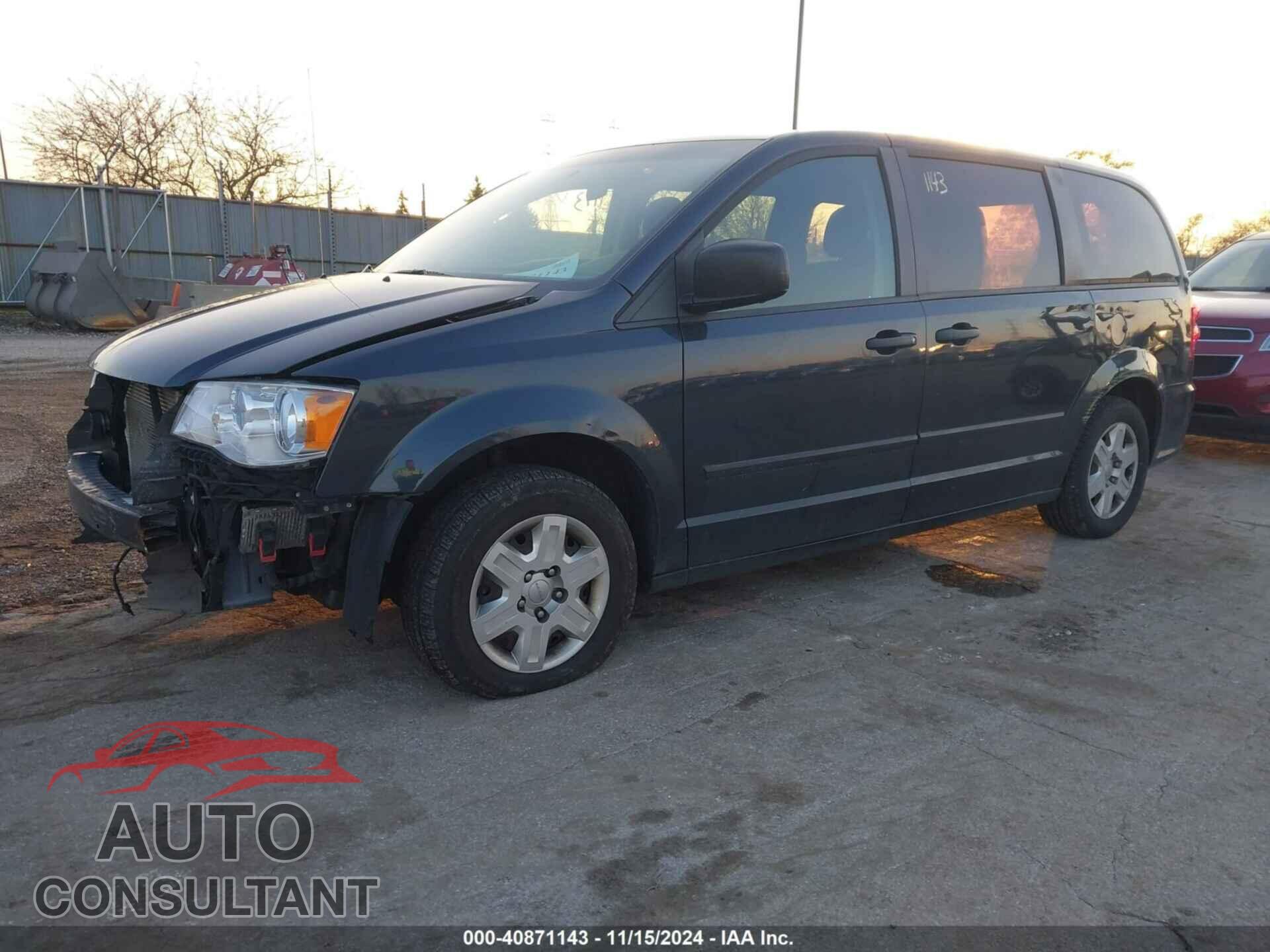 DODGE GRAND CARAVAN 2013 - 2C4RDGBG0DR615593