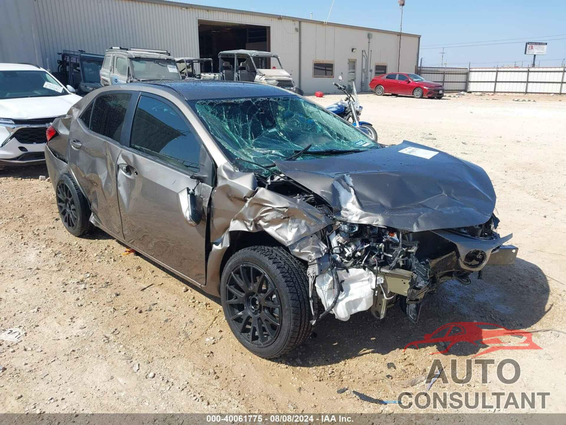 TOYOTA COROLLA 2019 - 5YFBURHE1KP872083