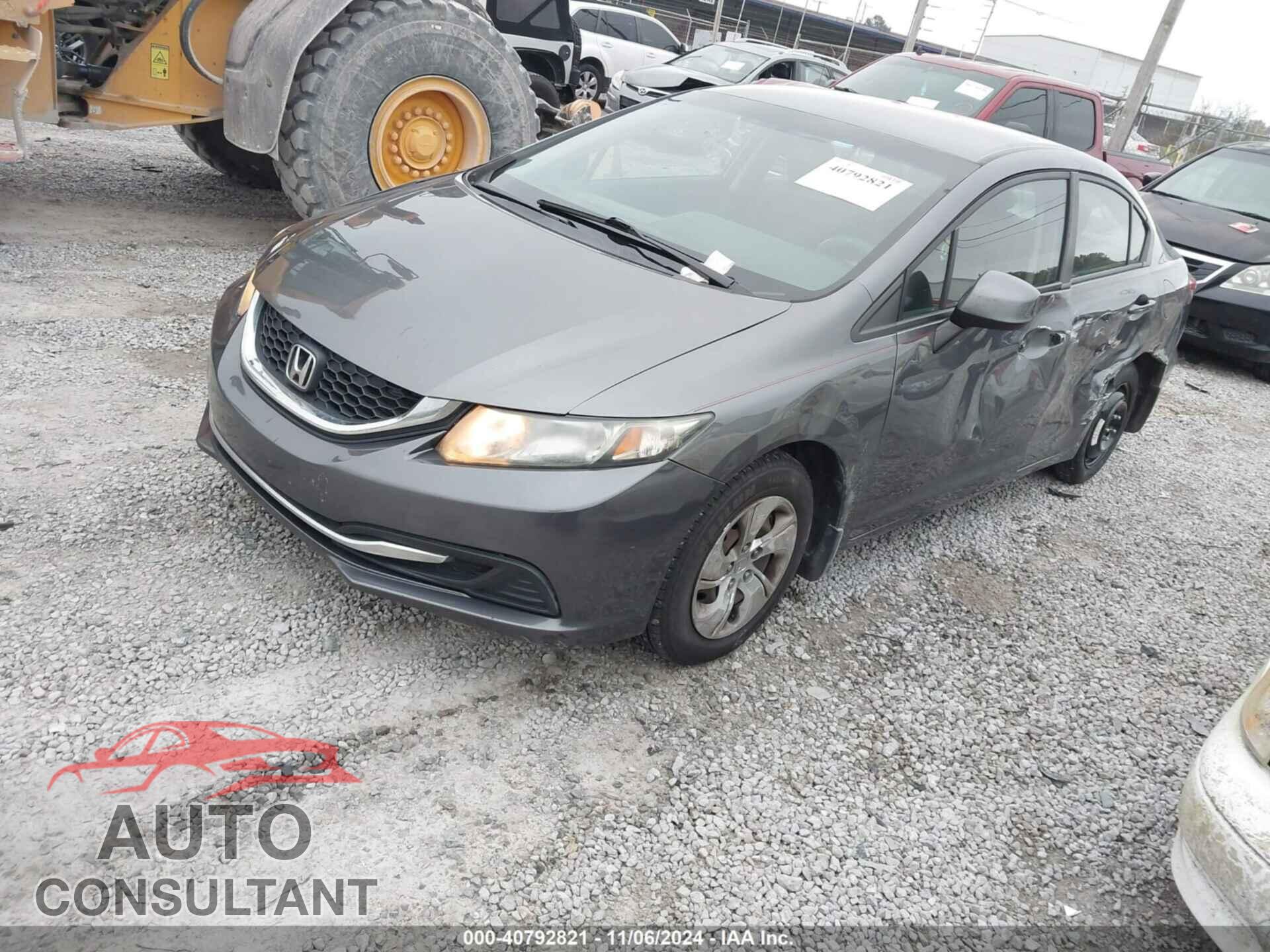 HONDA CIVIC 2013 - 19XFB2F54DE204011