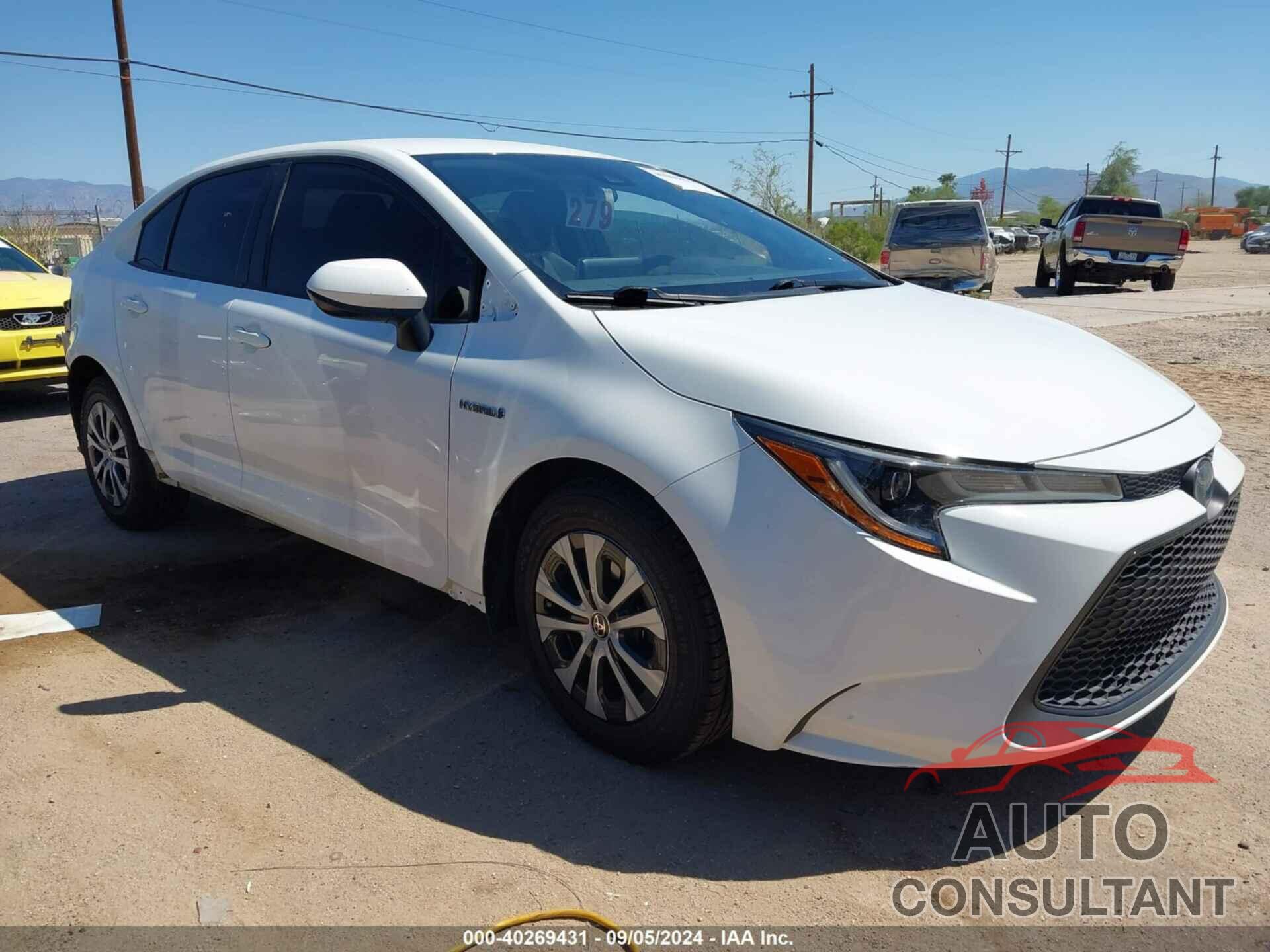 TOYOTA COROLLA 2020 - JTDEBRBE8LJ016913