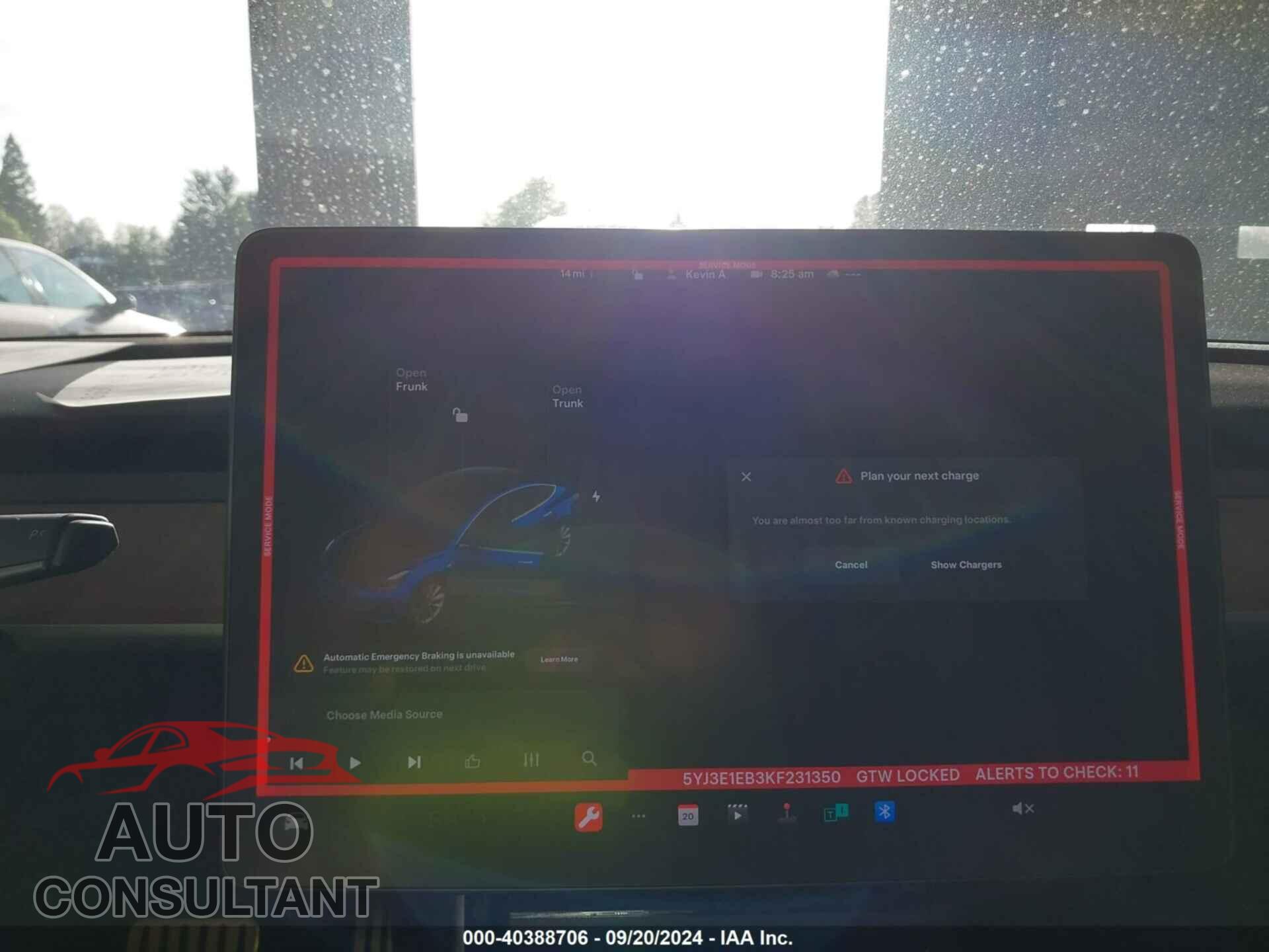 TESLA MODEL 3 2019 - 5YJ3E1EB3KF231350