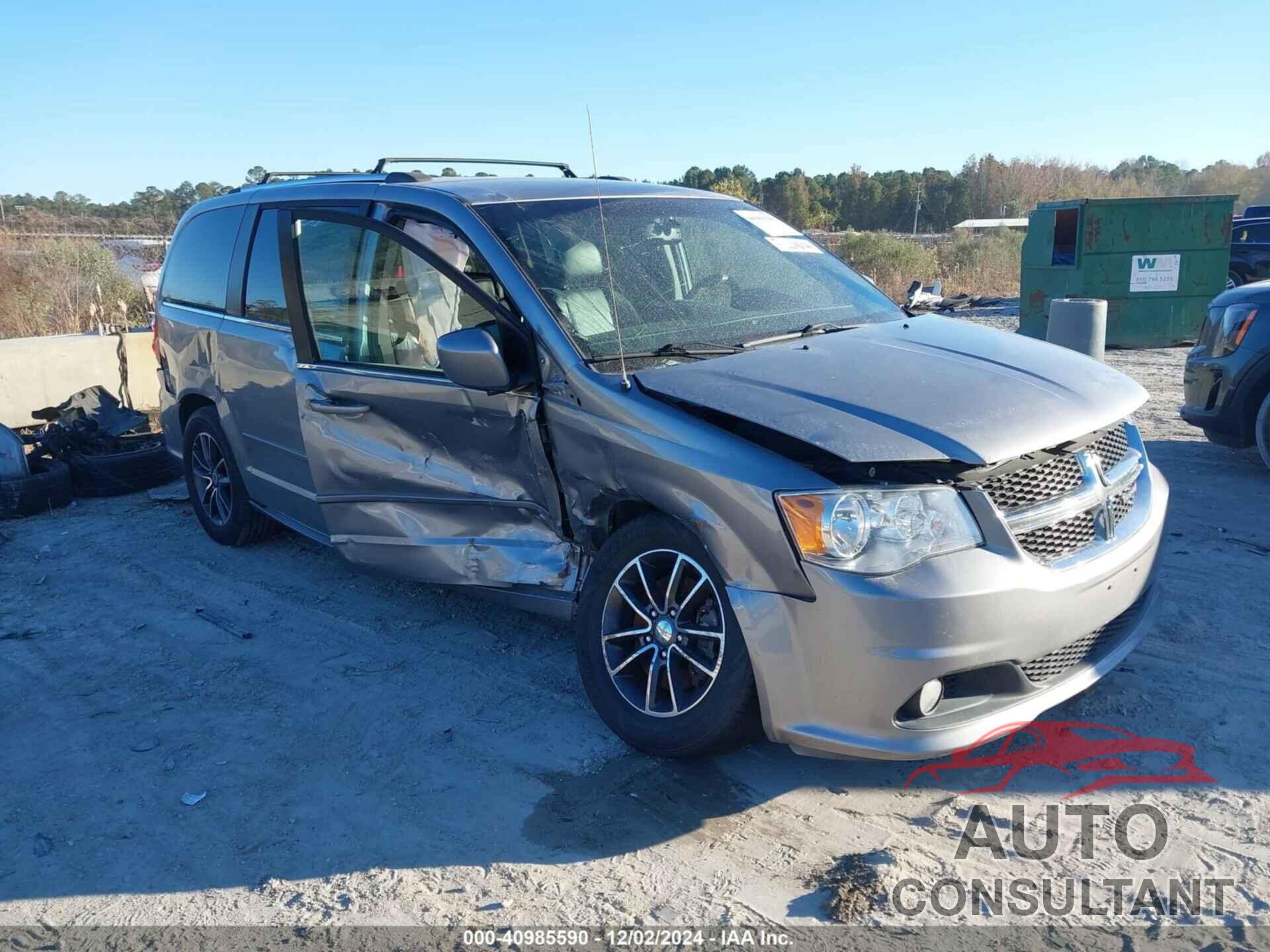 DODGE GRAND CARAVAN 2017 - 2C4RDGCG6HR616669