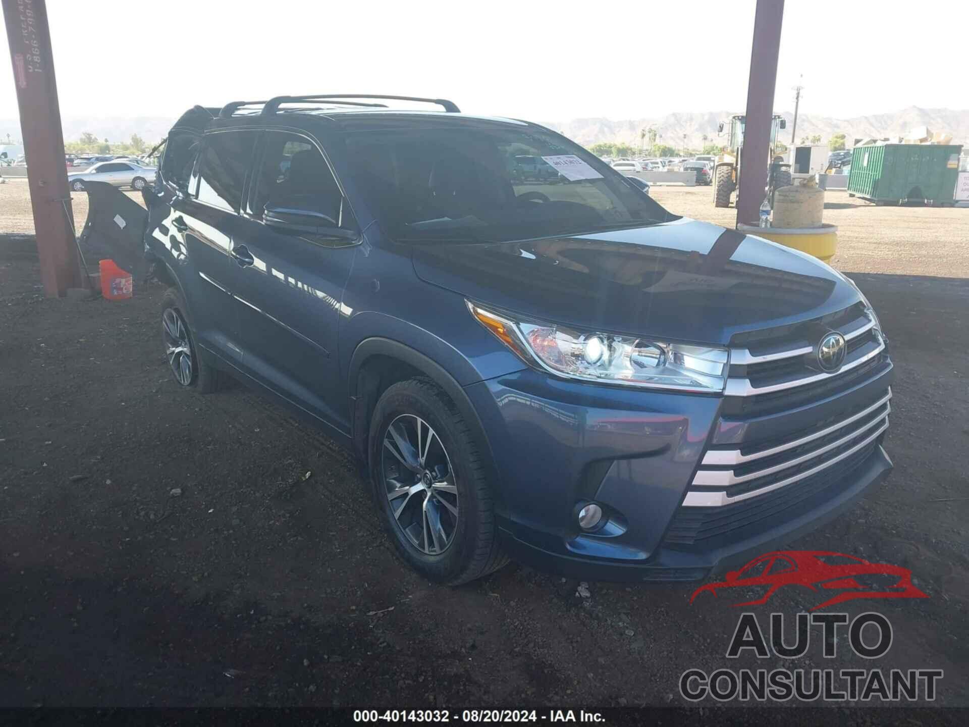 TOYOTA HIGHLANDER 2017 - 5TDBZRFH8HS436832