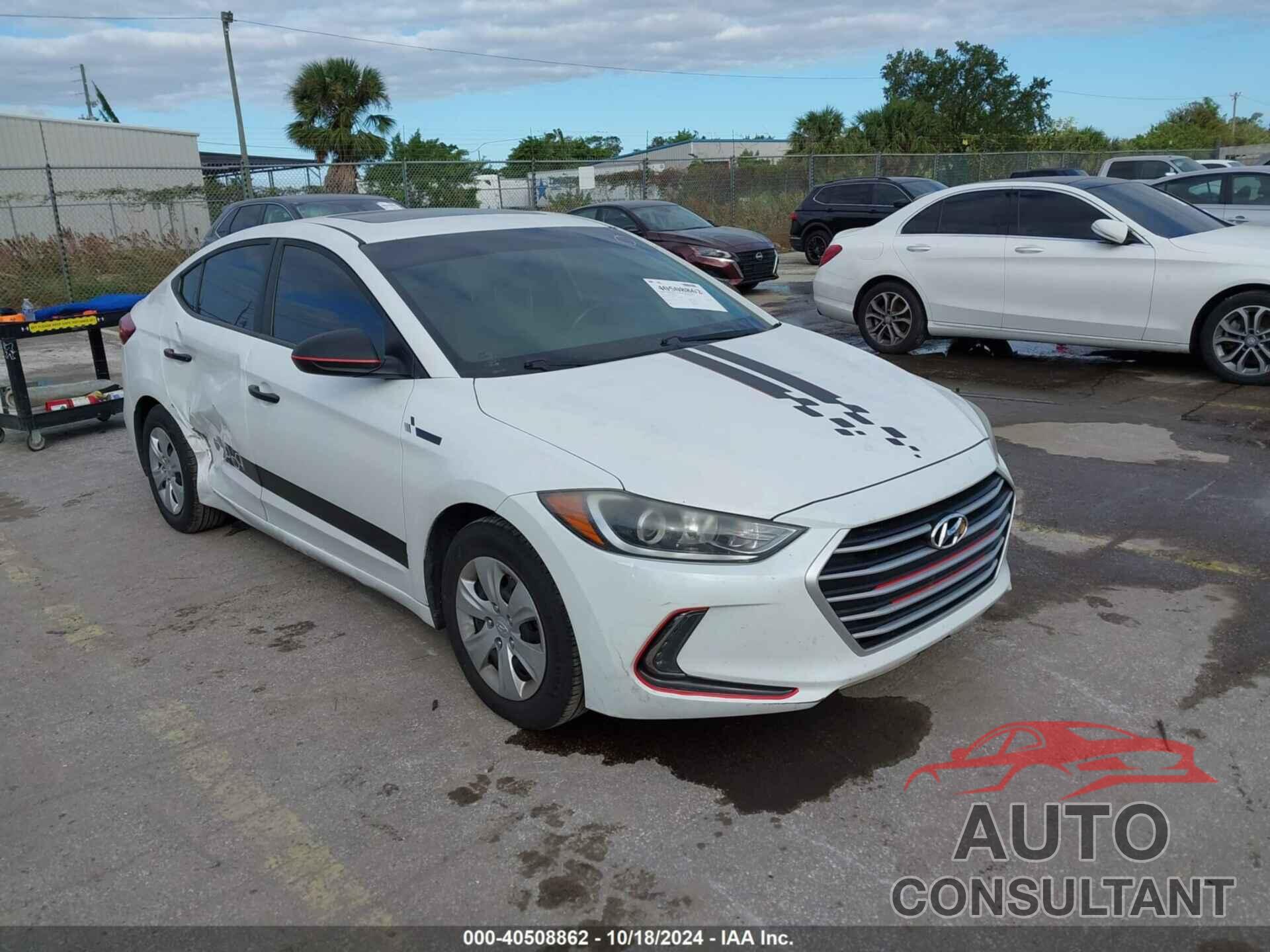 HYUNDAI ELANTRA 2017 - 5NPD84LF7HH187818