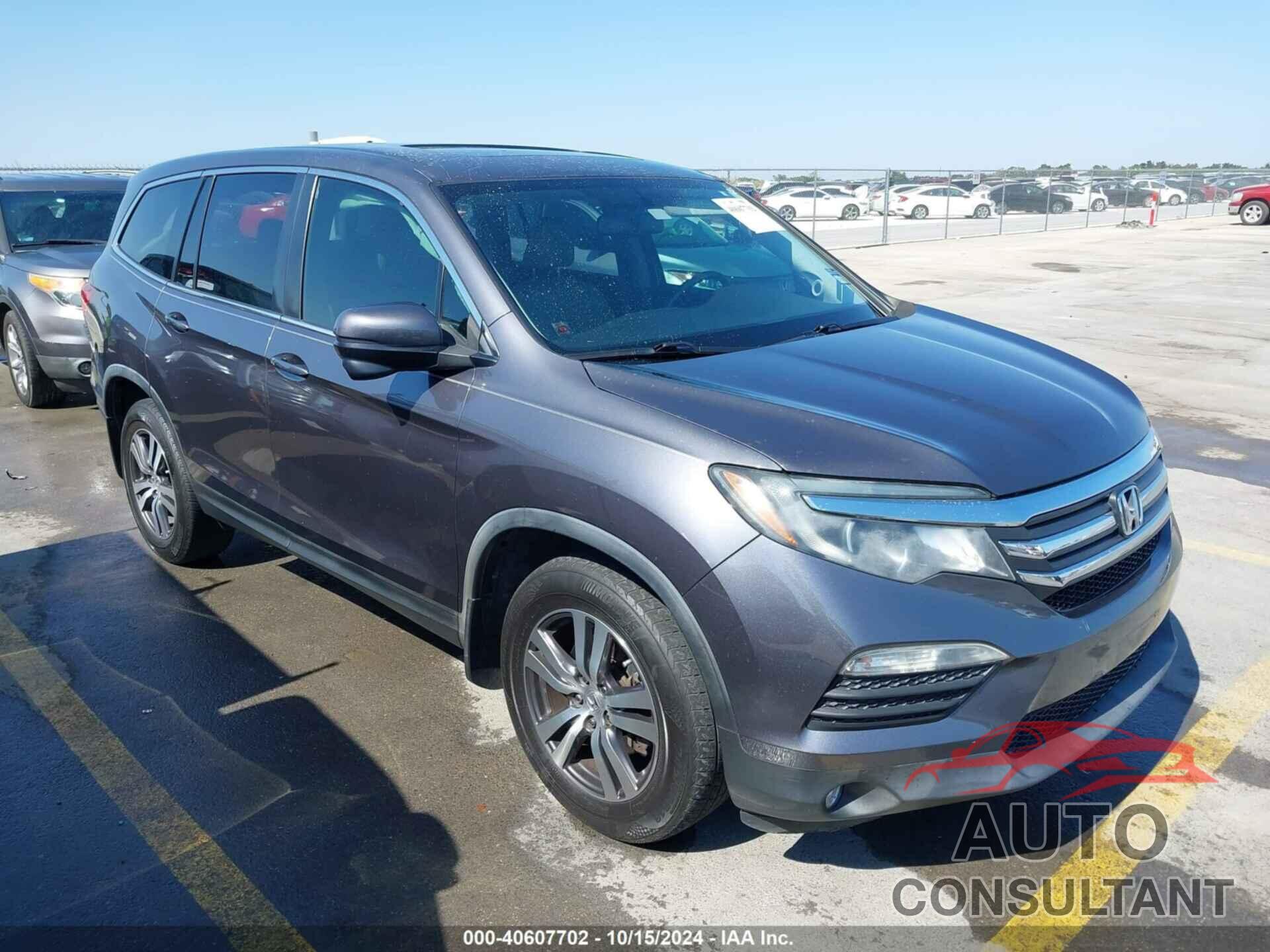 HONDA PILOT 2017 - 5FNYF6H50HB043058