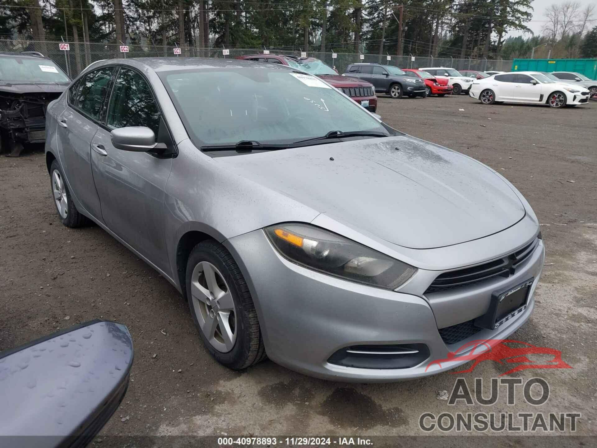 DODGE DART 2015 - 1C3CDFBB6FD431922