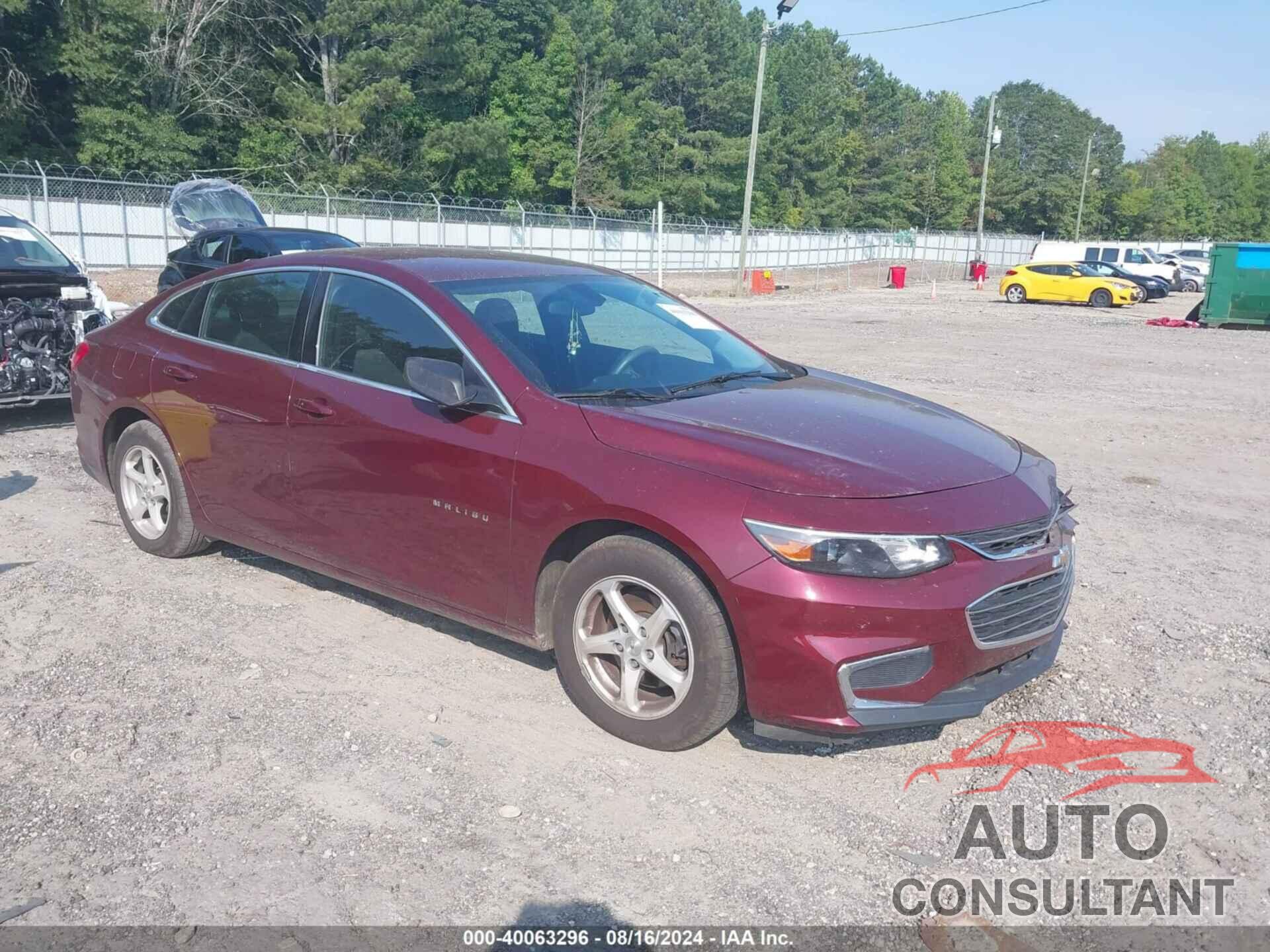 CHEVROLET MALIBU 2016 - 1G1ZB5STXGF224821