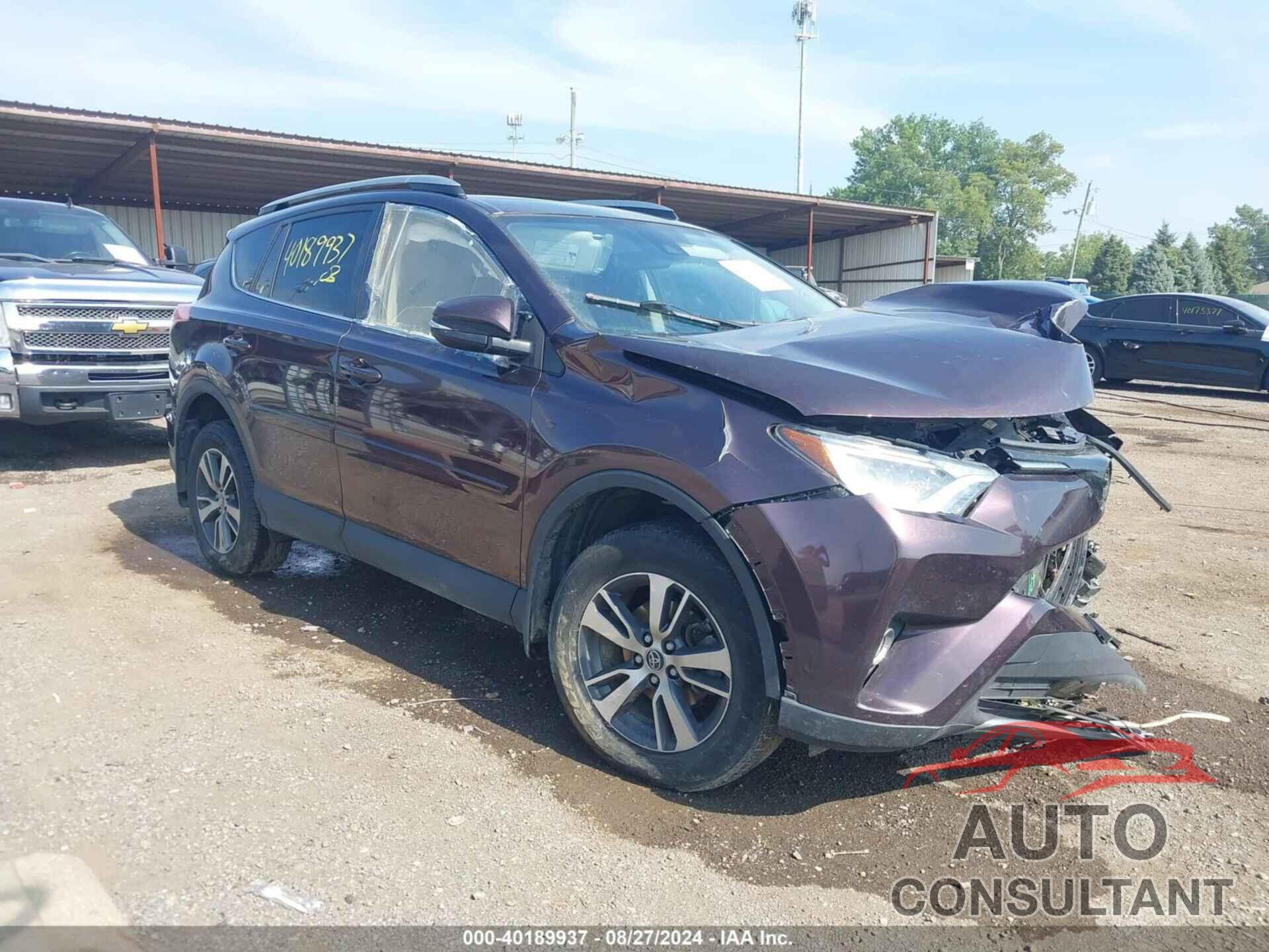 TOYOTA RAV4 2018 - 2T3RFREV6JW842286