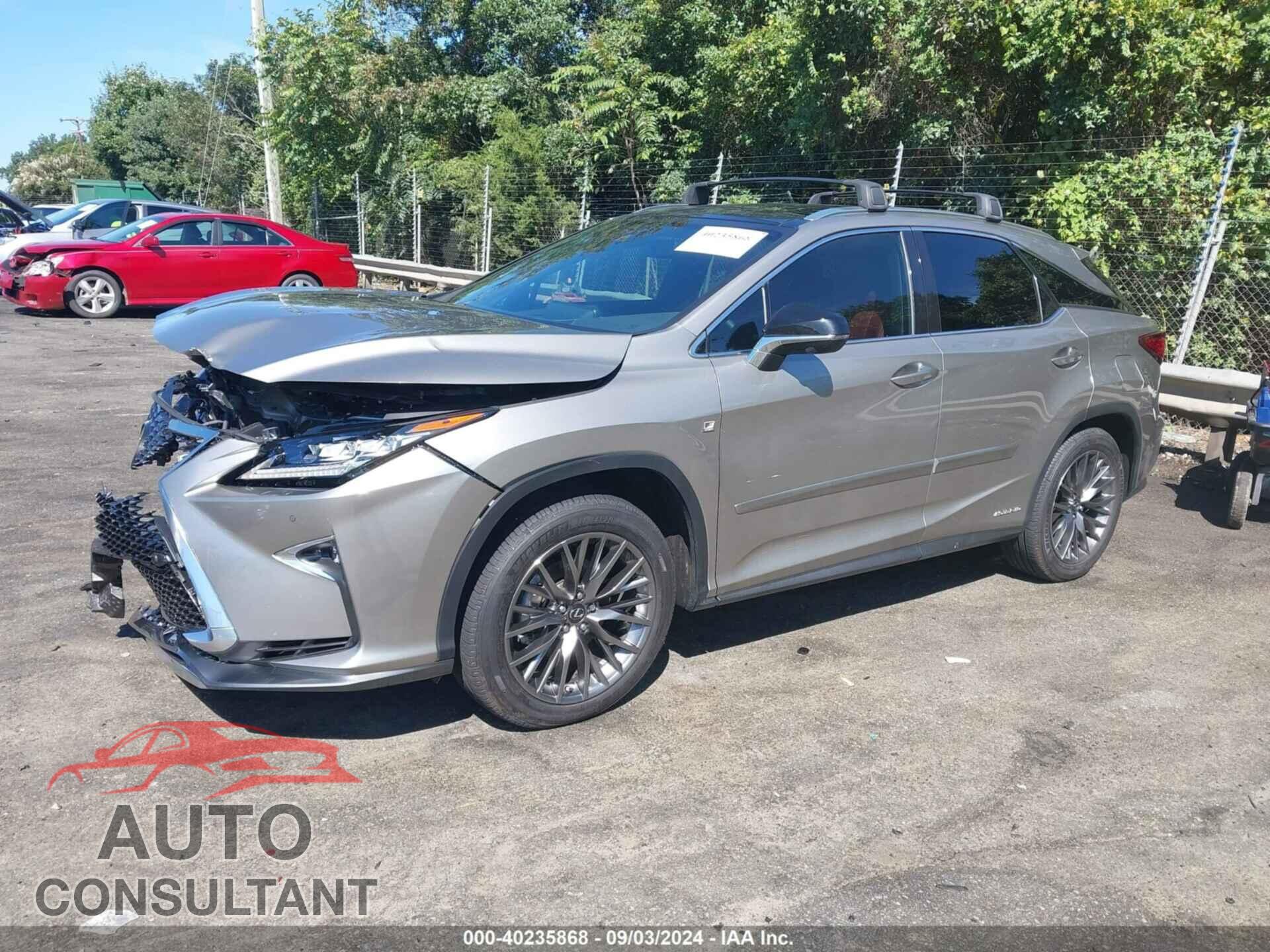 LEXUS RX 450H 2017 - 2T2BGMCA2HC016939