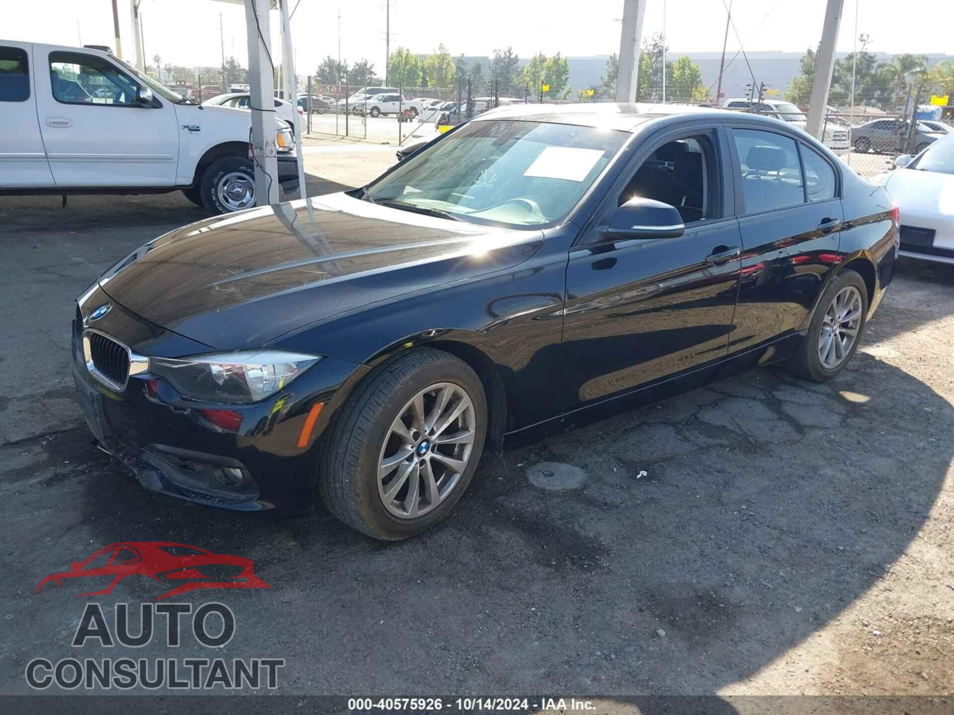 BMW 320I 2016 - WBA8E1G59GNU11029