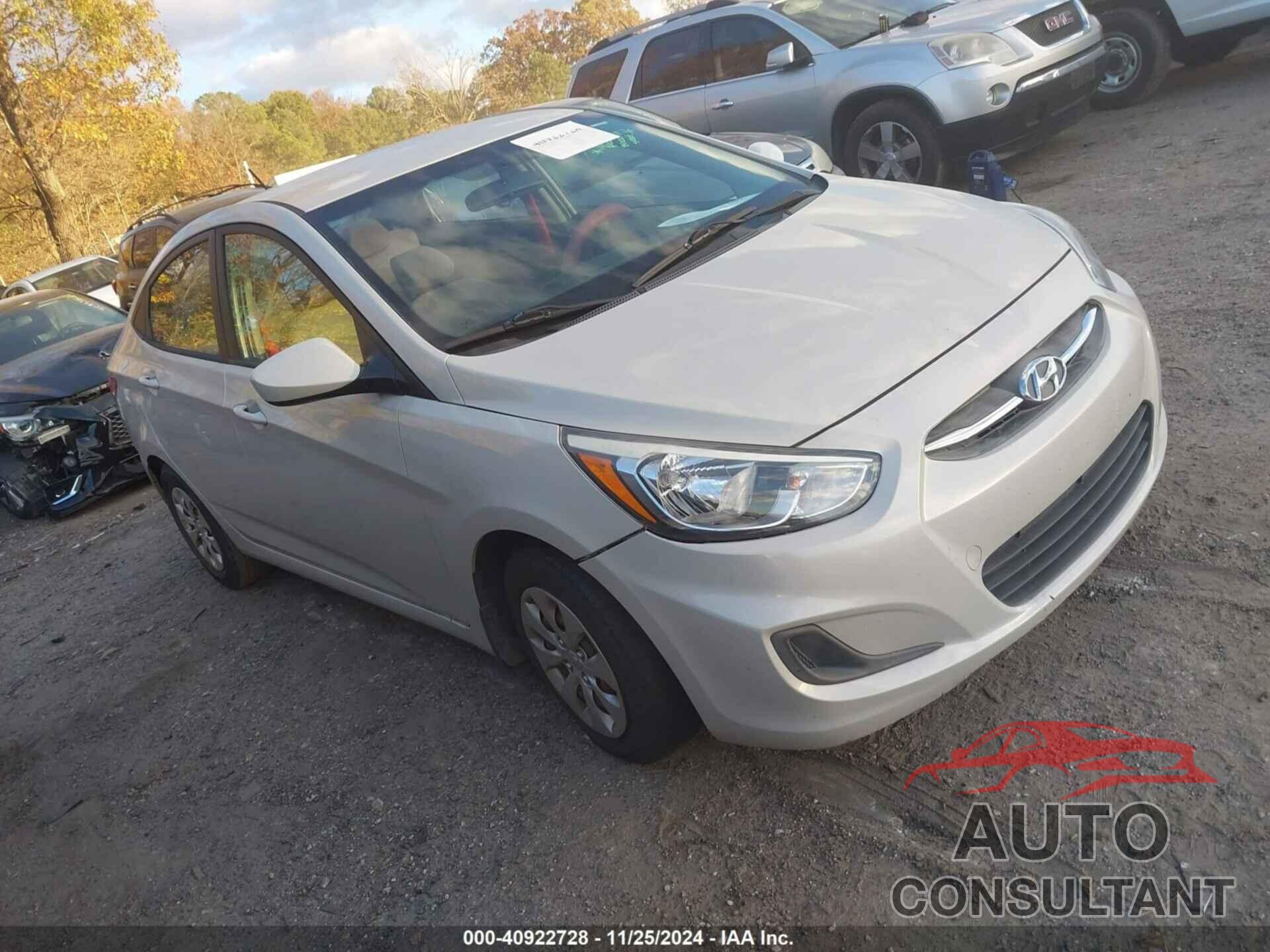 HYUNDAI ACCENT 2016 - KMHCT4AE0GU162411