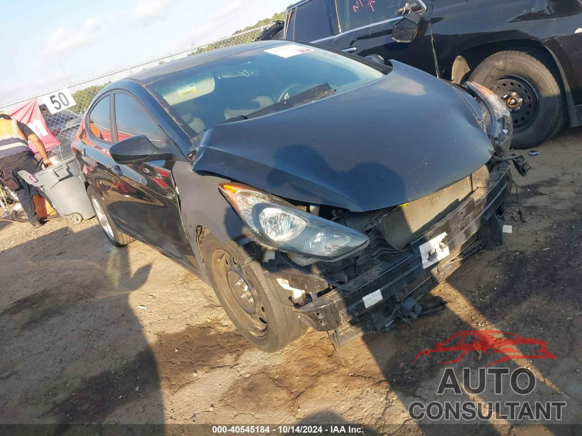 HYUNDAI ELANTRA 2012 - KMHDH4AE0CU436268