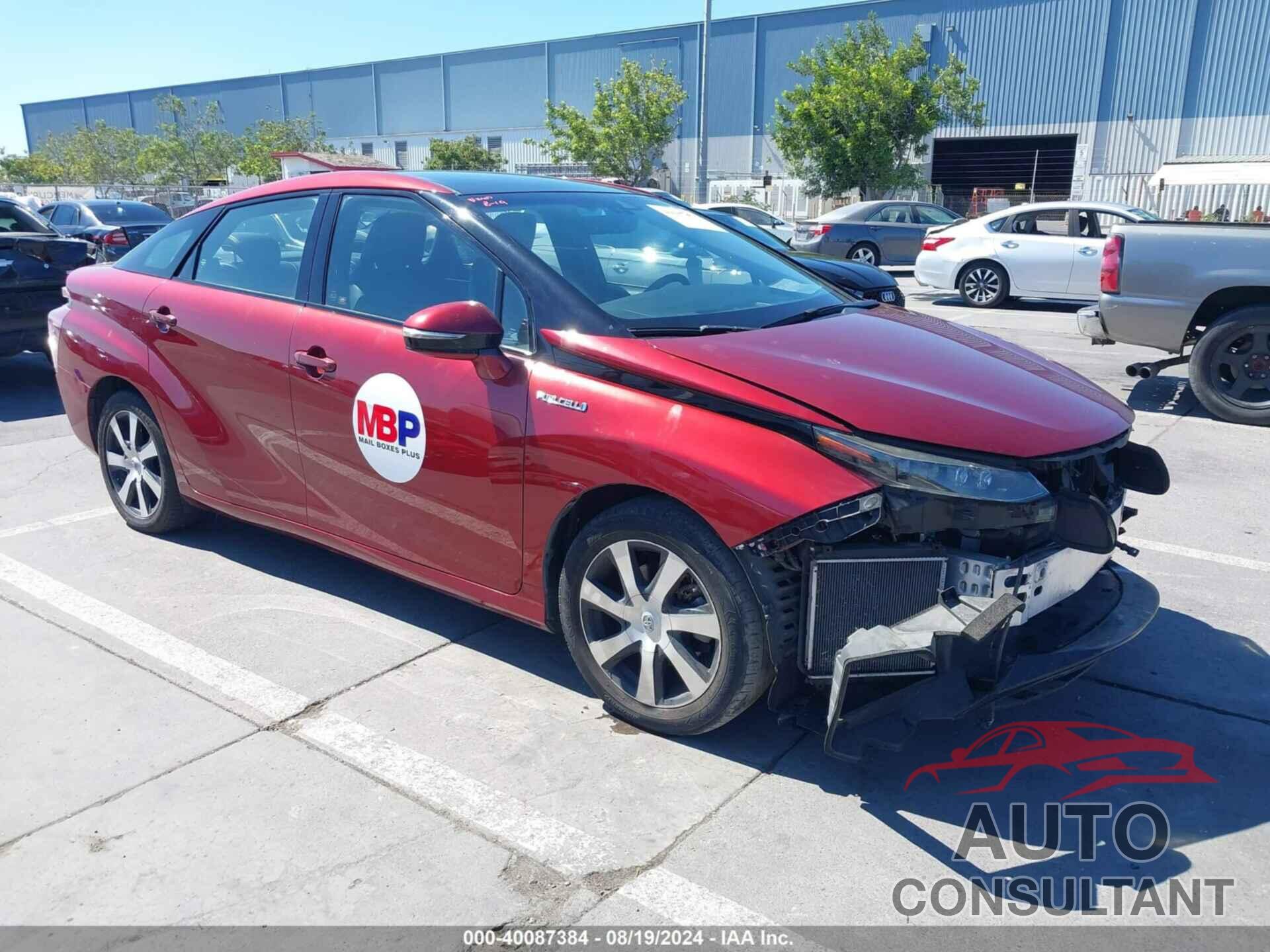 TOYOTA MIRAI 2018 - JTDBVRBD7JA005237