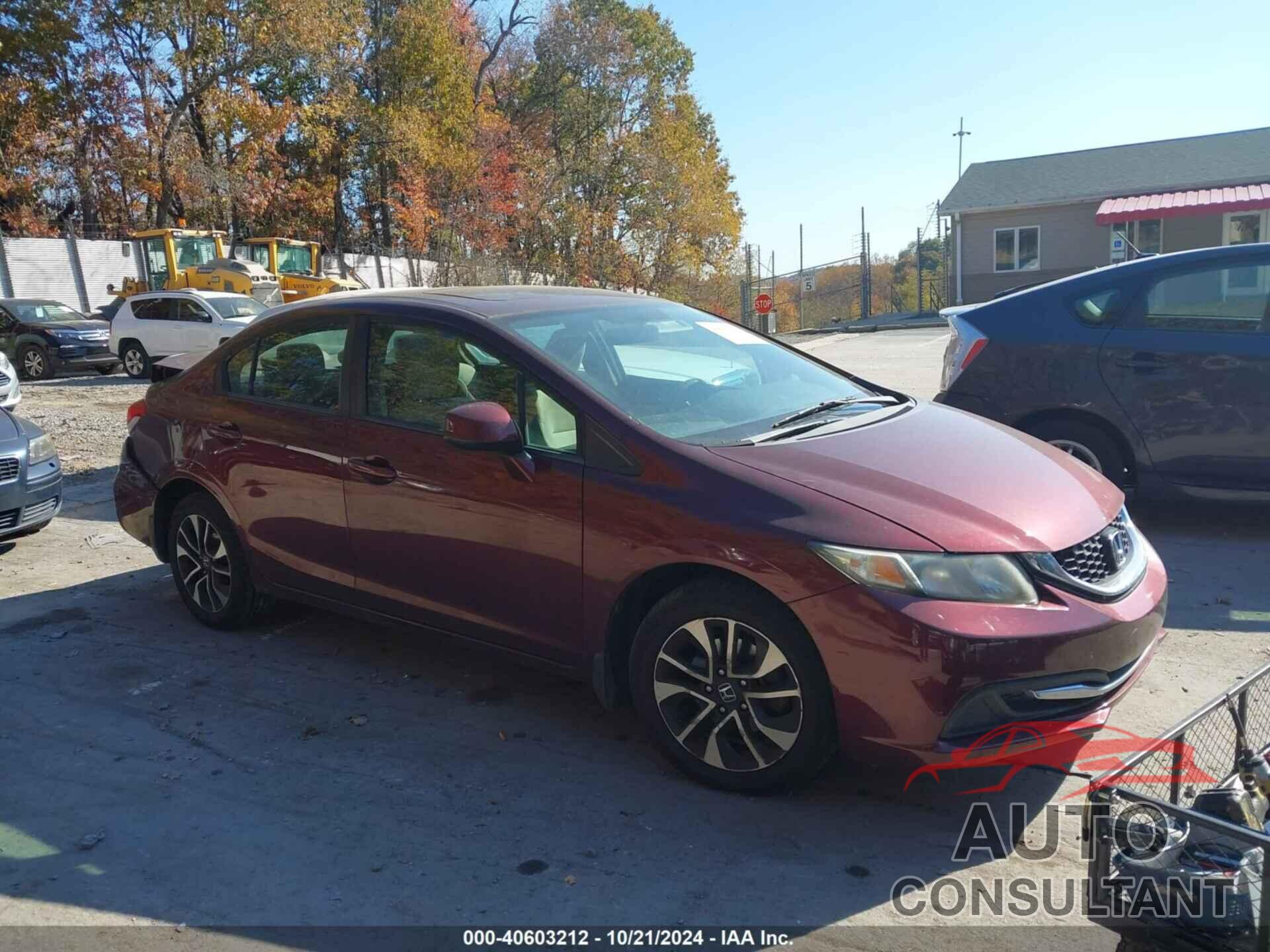 HONDA CIVIC 2013 - 19XFB2F84DE207162