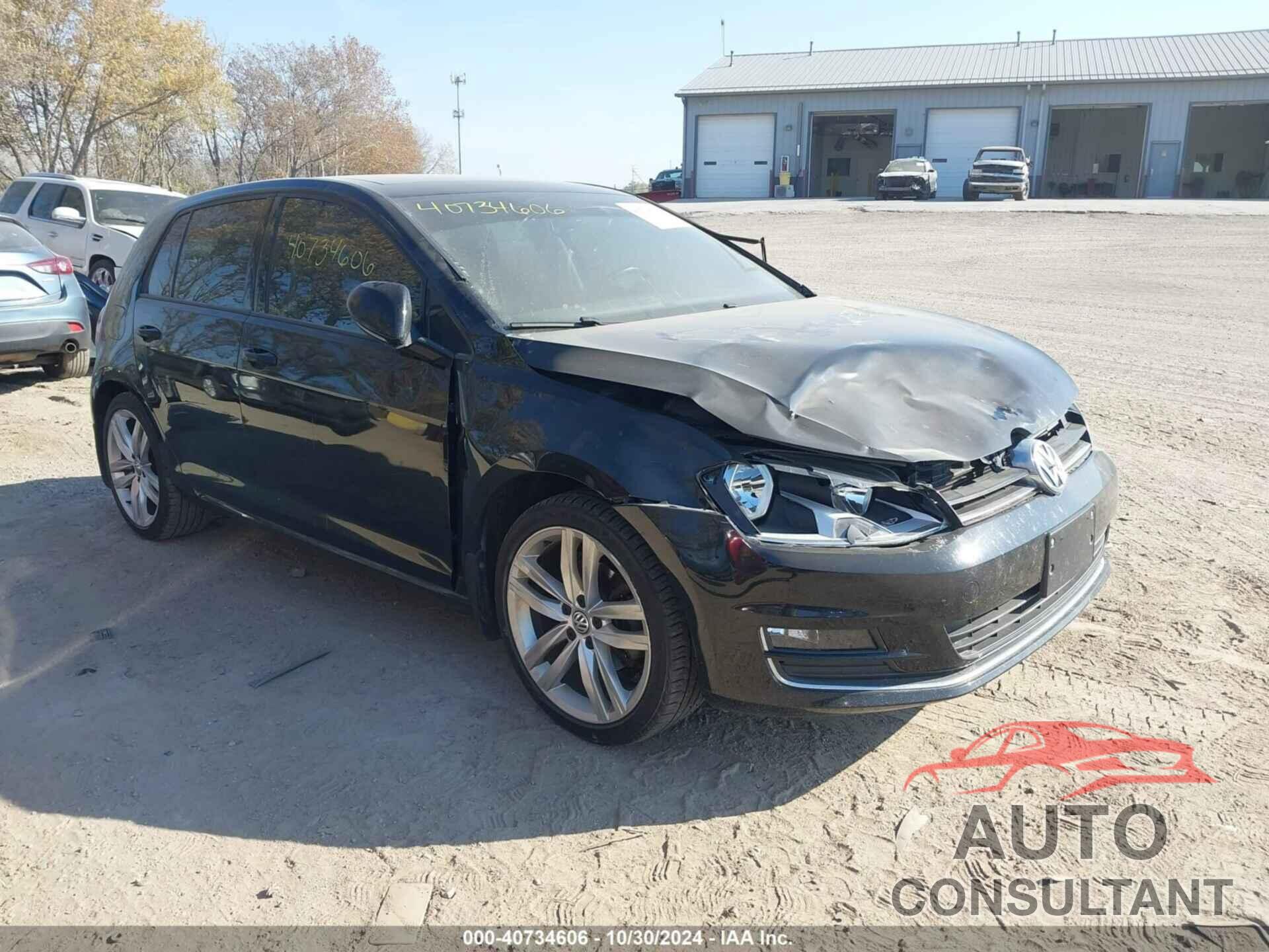 VOLKSWAGEN GOLF 2015 - 3VWRA7AU9FM060697