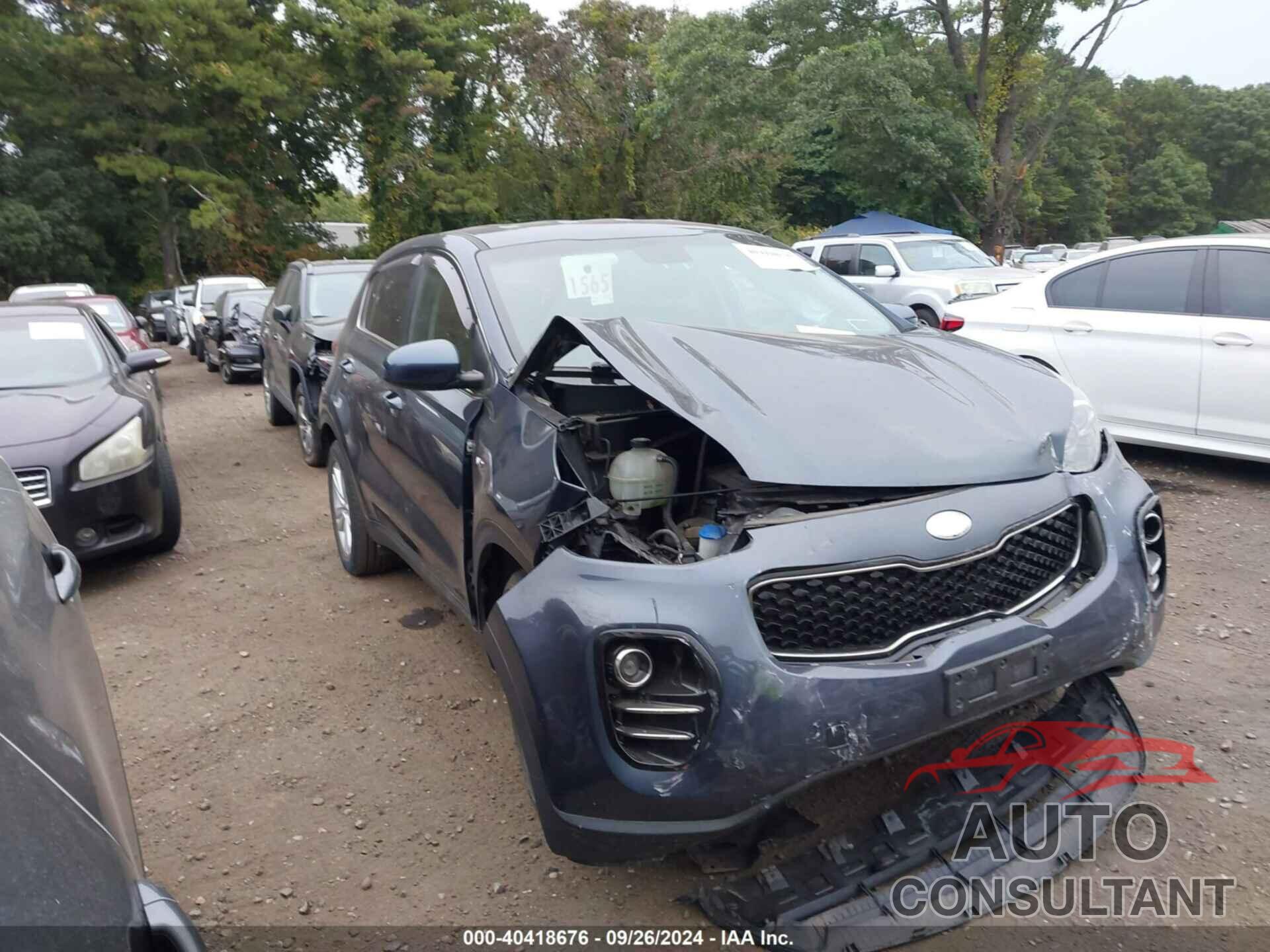 KIA SPORTAGE 2017 - KNDPMCAC4H7162469