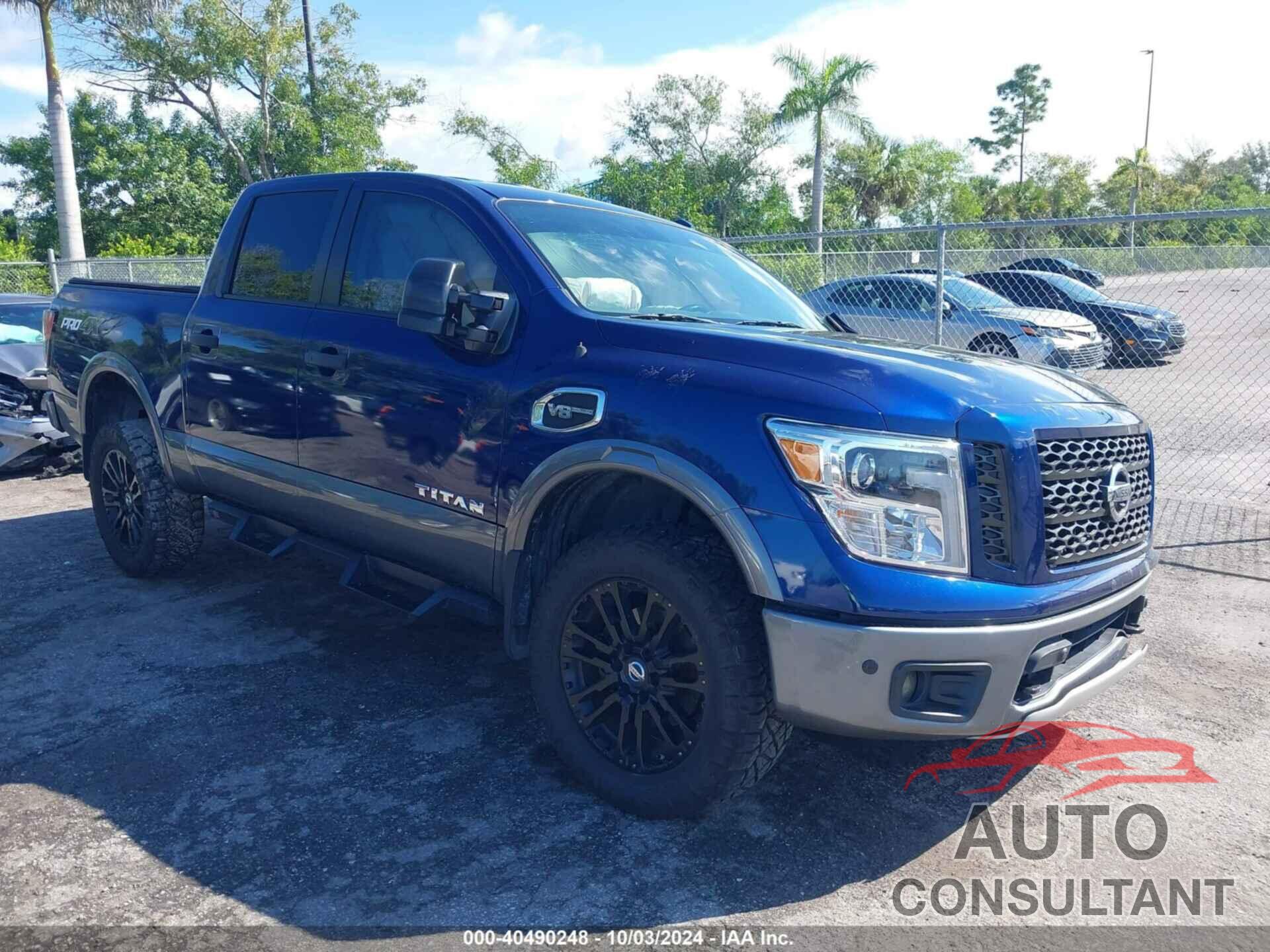 NISSAN TITAN 2017 - 1N6AA1E56HN569491