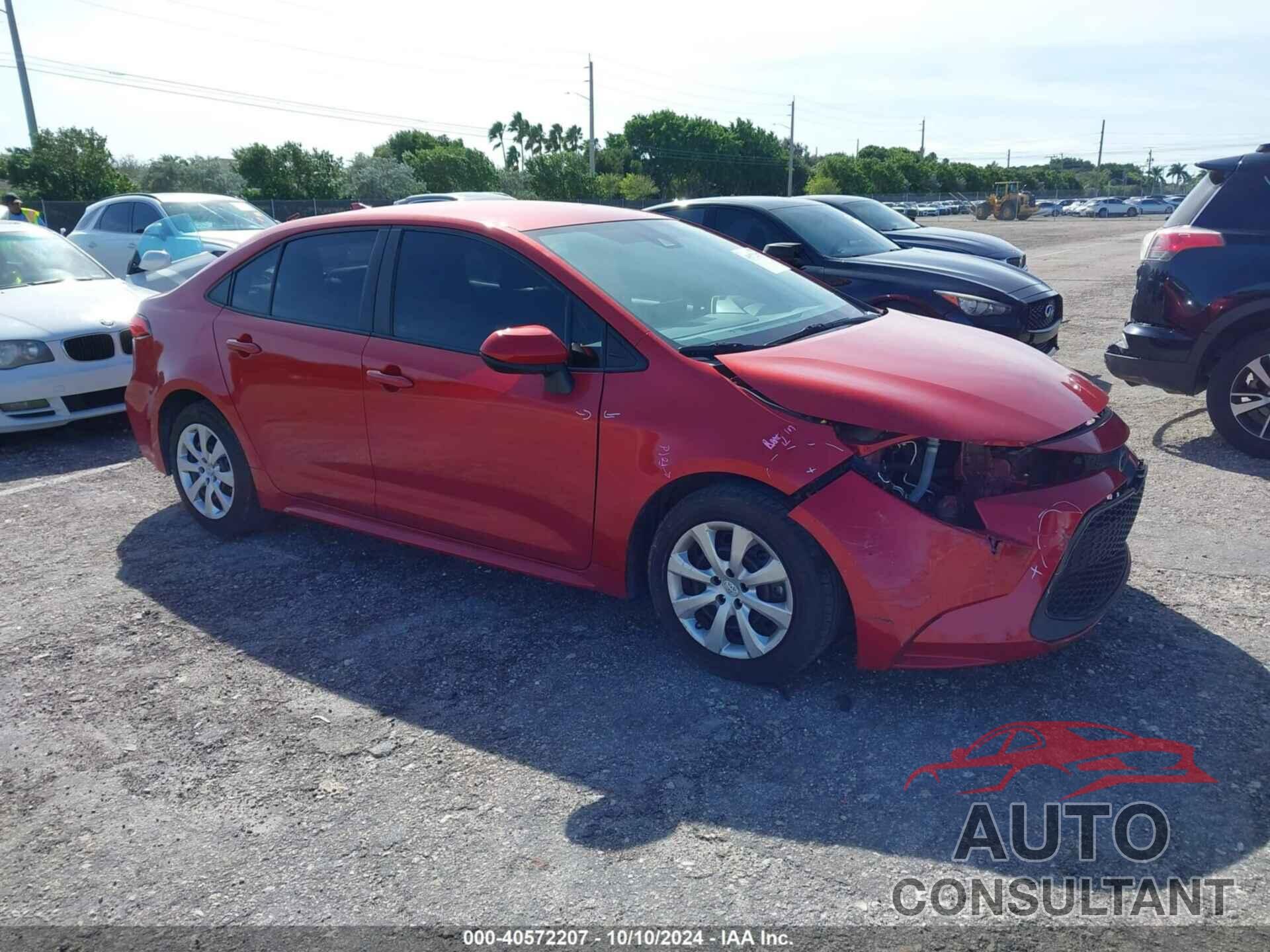TOYOTA COROLLA 2020 - 5YFEPRAE8LP107310