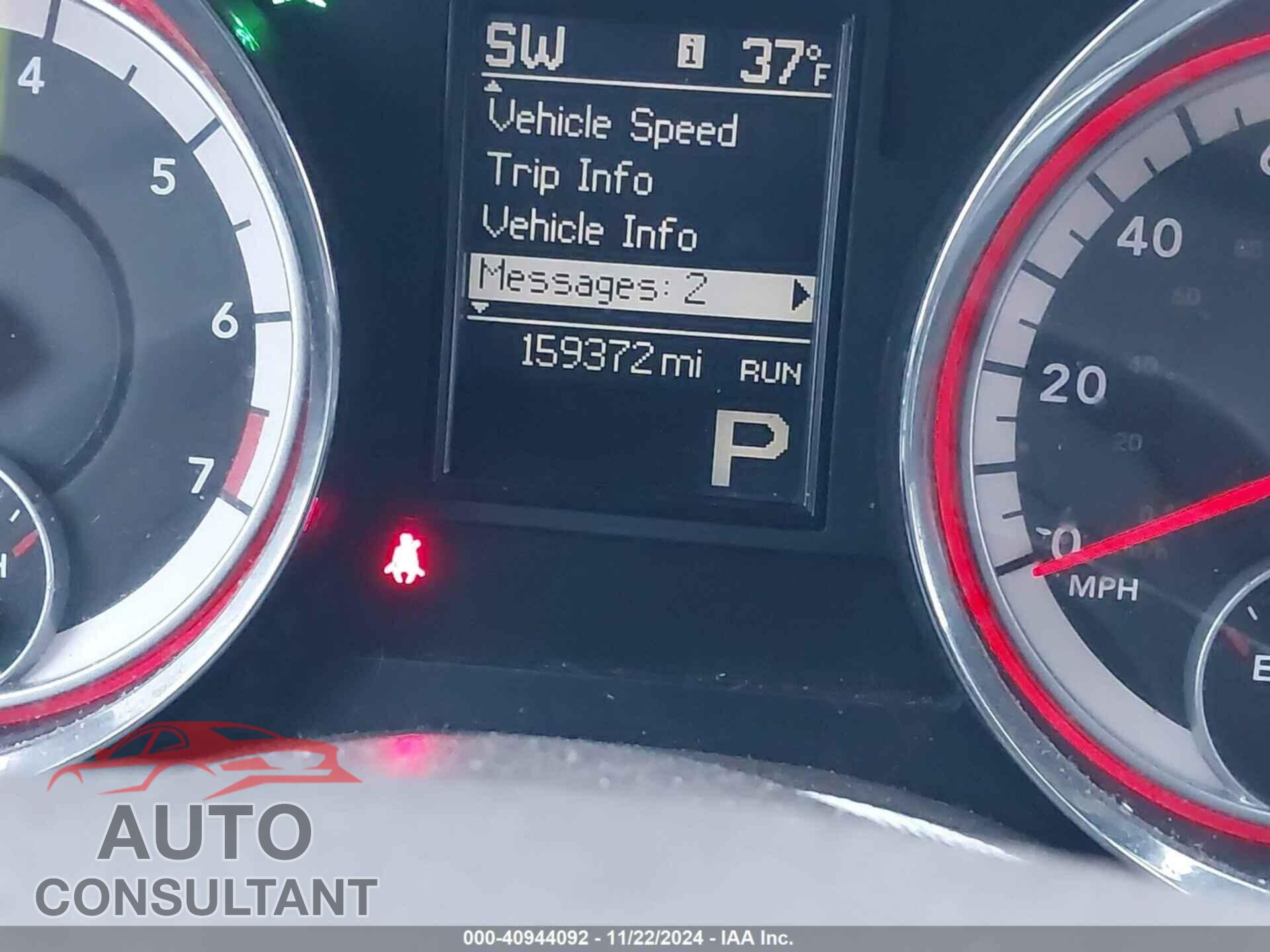 DODGE DURANGO 2011 - 1D4RE2GG5BC677525