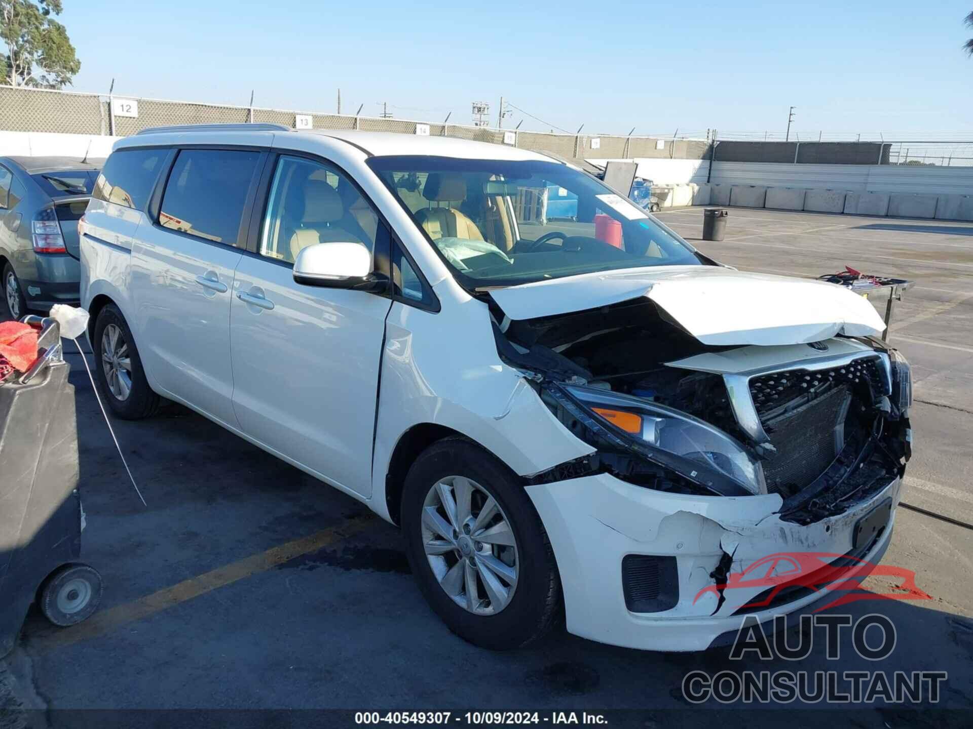 KIA SEDONA 2017 - KNDMB5C15H6313454