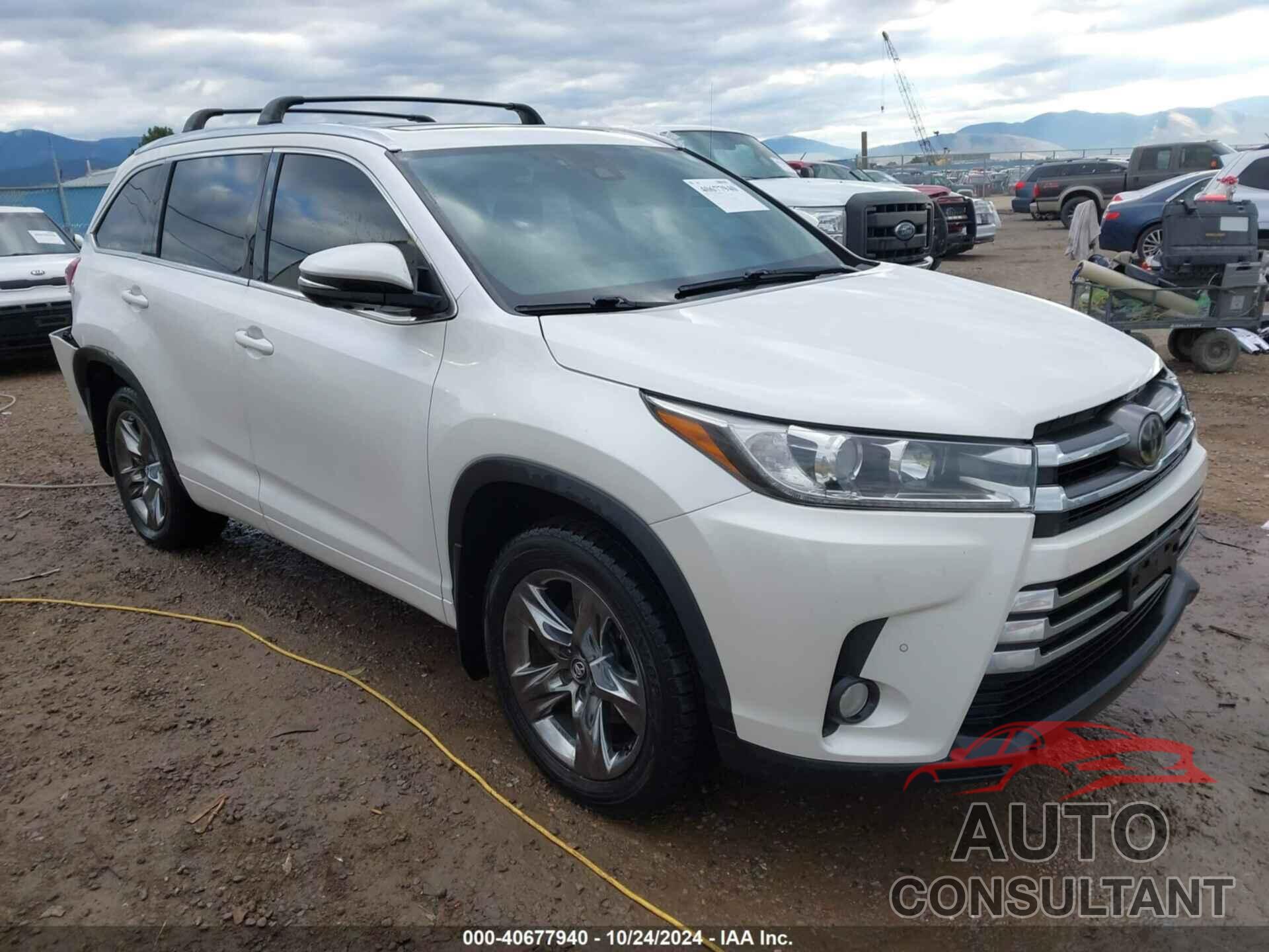 TOYOTA HIGHLANDER 2017 - 5TDDZRFH6HS450639