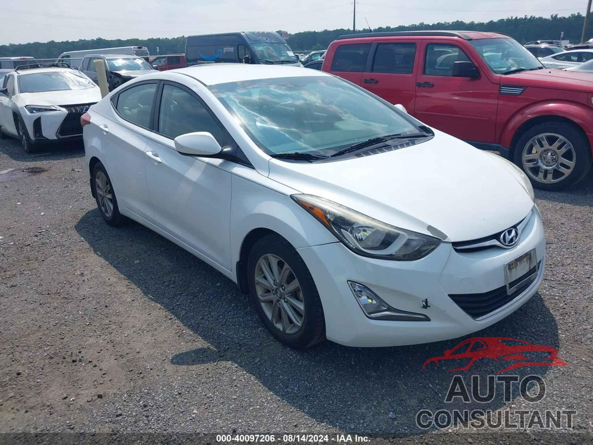 HYUNDAI ELANTRA 2016 - 5NPDH4AE0GH771440