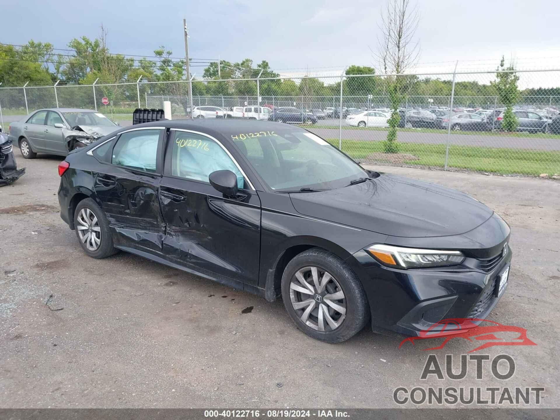 HONDA CIVIC 2022 - 2HGFE2F24NH544649