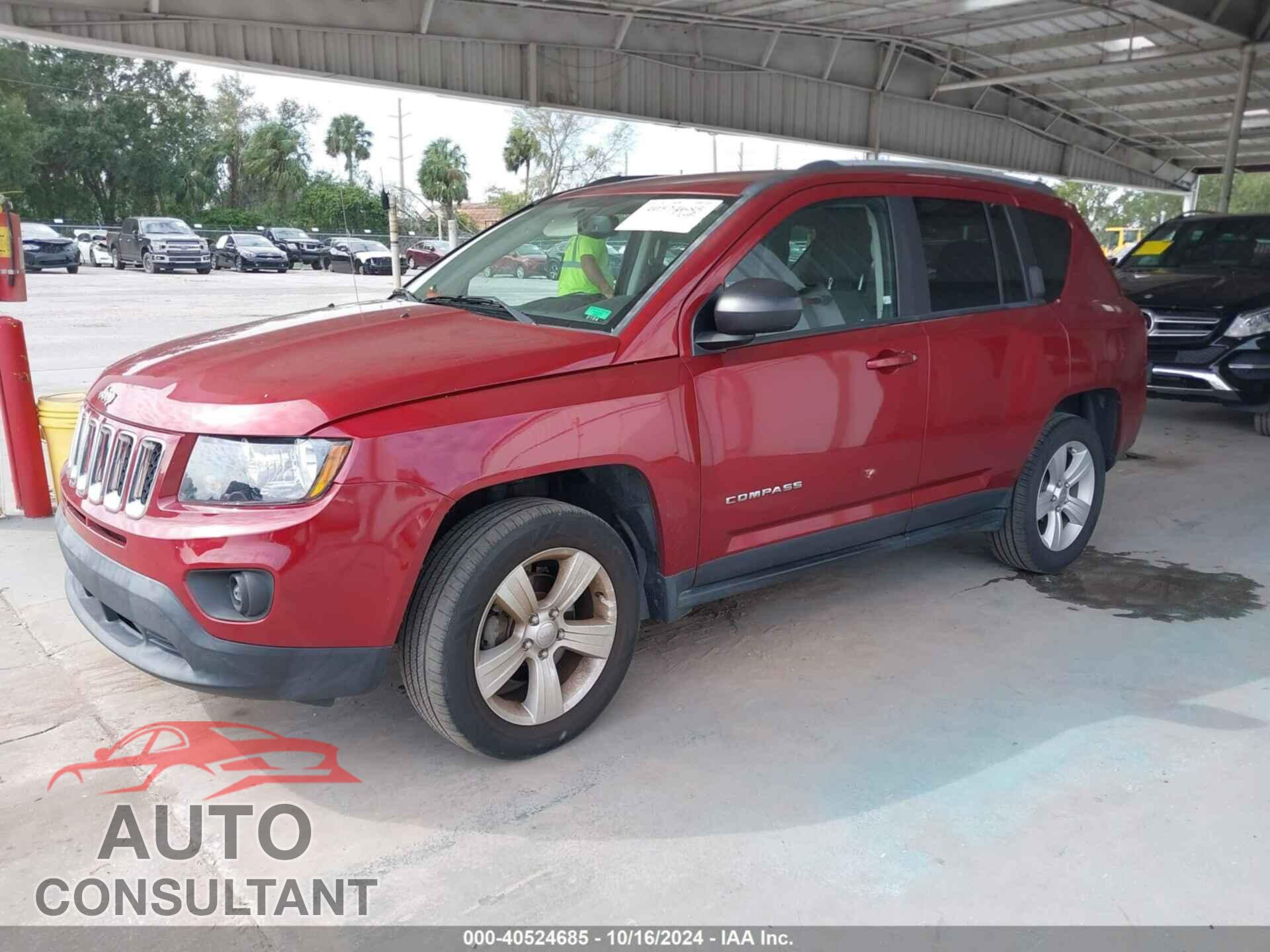 JEEP COMPASS 2017 - 1C4NJCBAXHD147716