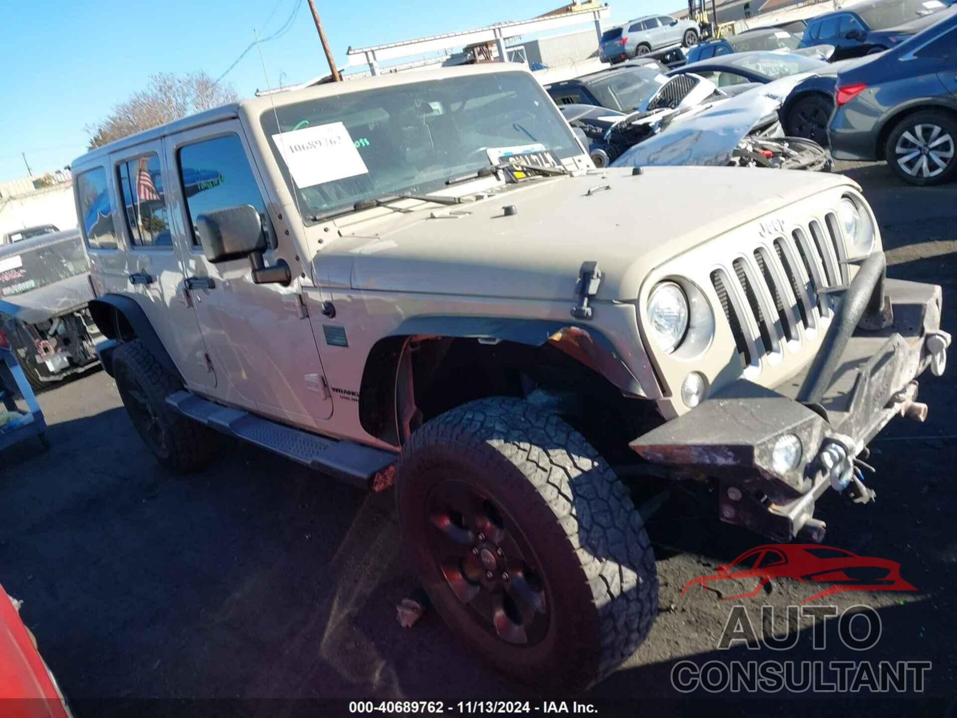 JEEP WRANGLER UNLIMITED 2017 - 1C4BJWEG1HL752797