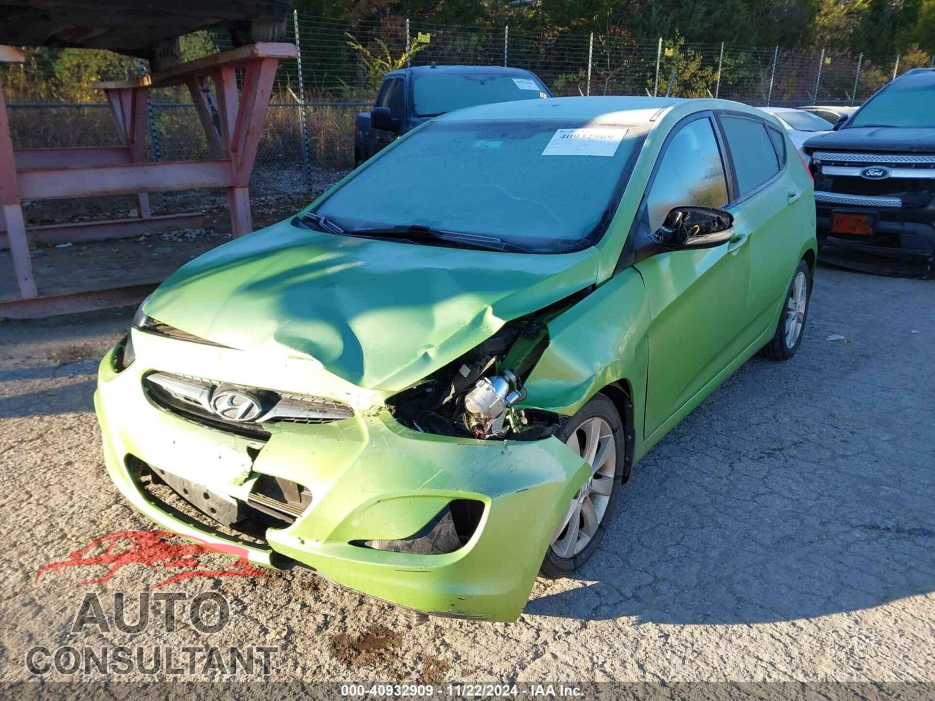HYUNDAI ACCENT 2014 - KMHCU5AE3EU167635