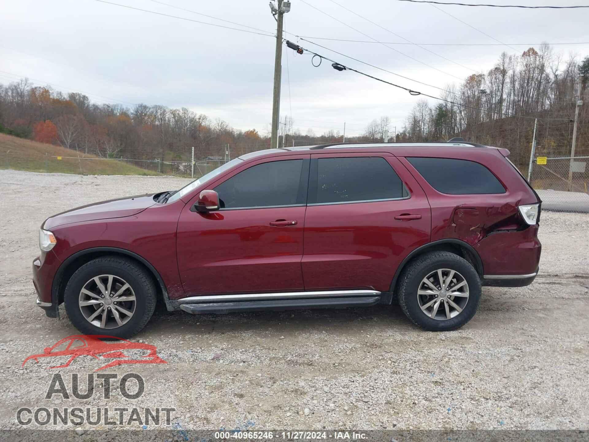 DODGE DURANGO 2016 - 1C4RDJDG3GC484814