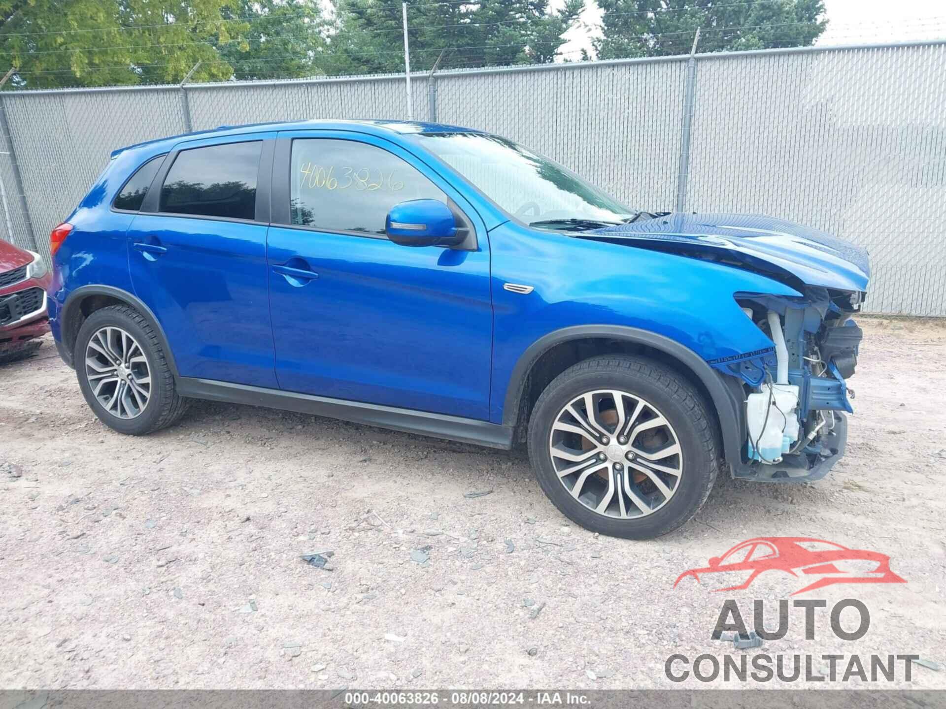 MITSUBISHI OUTLANDER SPORT 2018 - JA4AR3AU3JZ025334