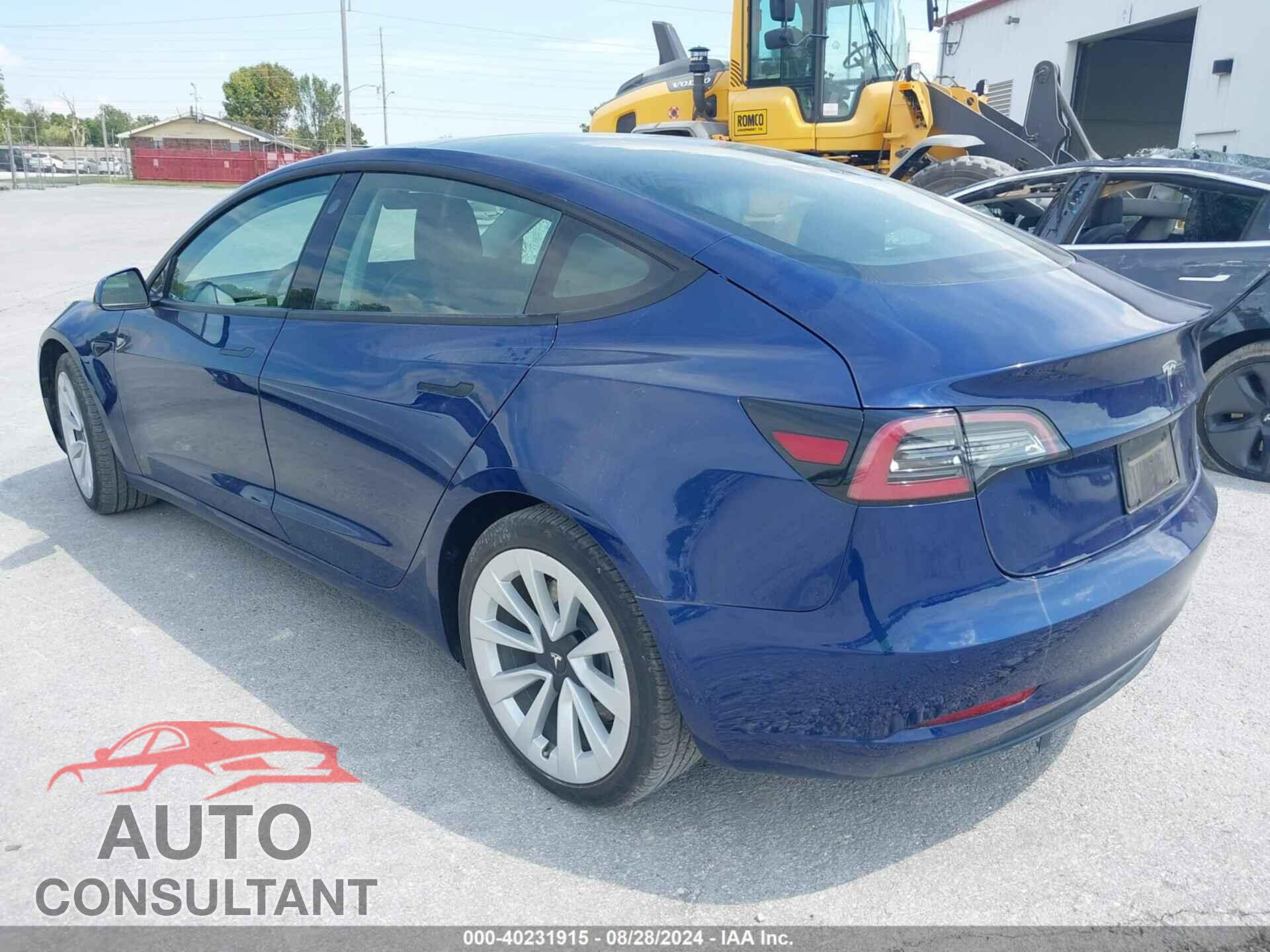TESLA MODEL 3 2021 - 5YJ3E1EA8MF922075