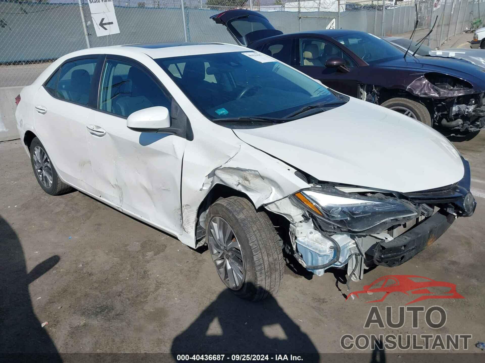TOYOTA COROLLA 2018 - 5YFBURHE9JP829402