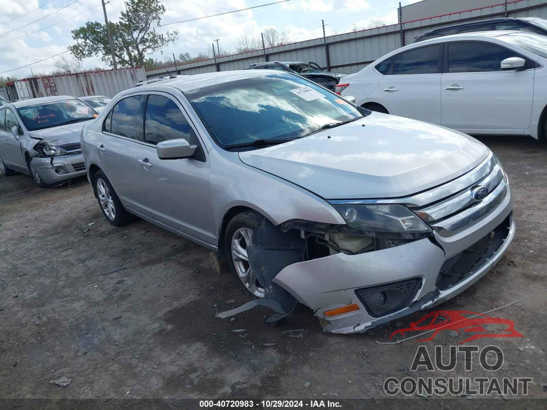 FORD FUSION 2012 - 3FAHP0HA2CR306624