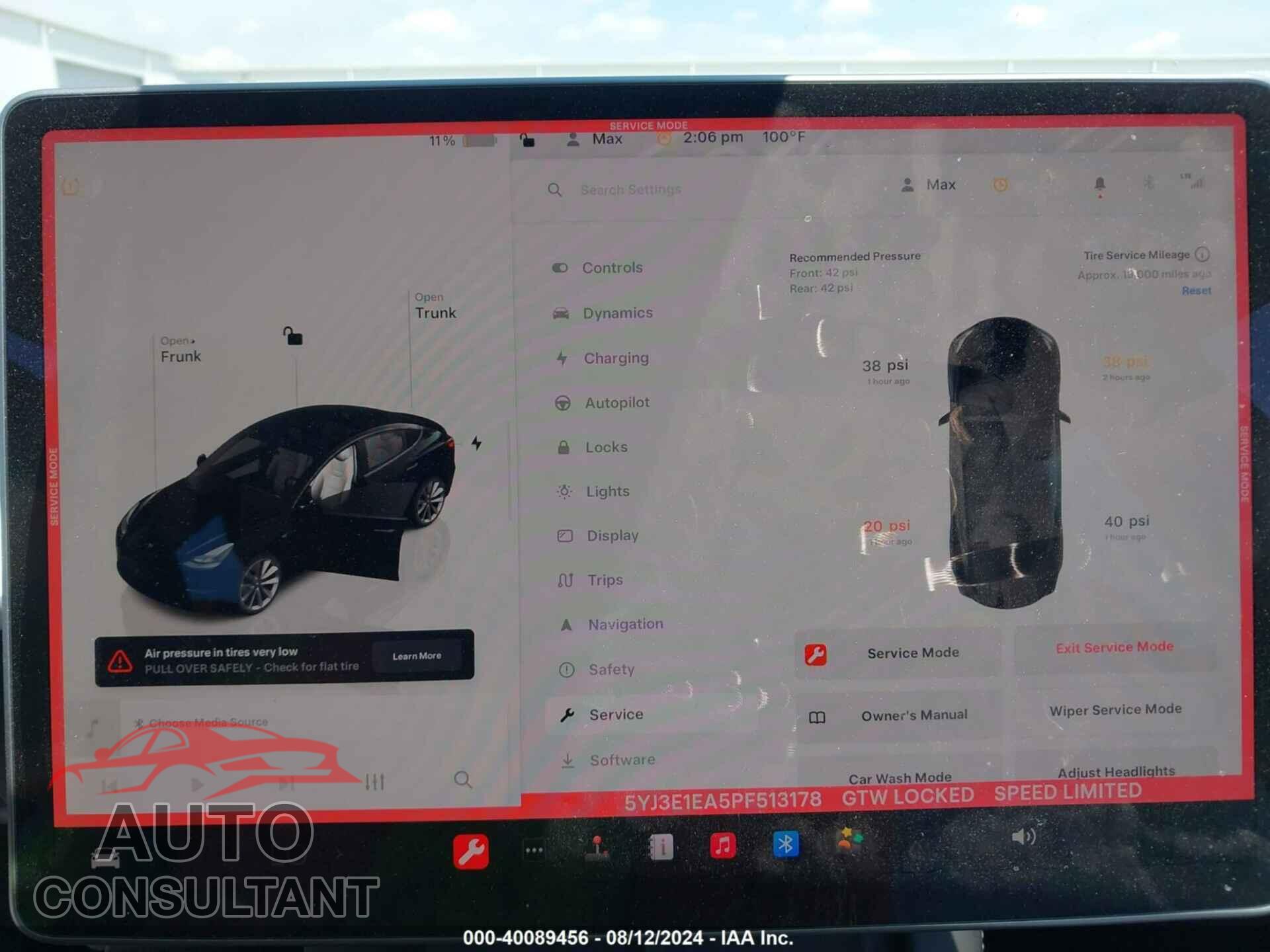 TESLA MODEL 3 2023 - 5YJ3E1EA5PF513178