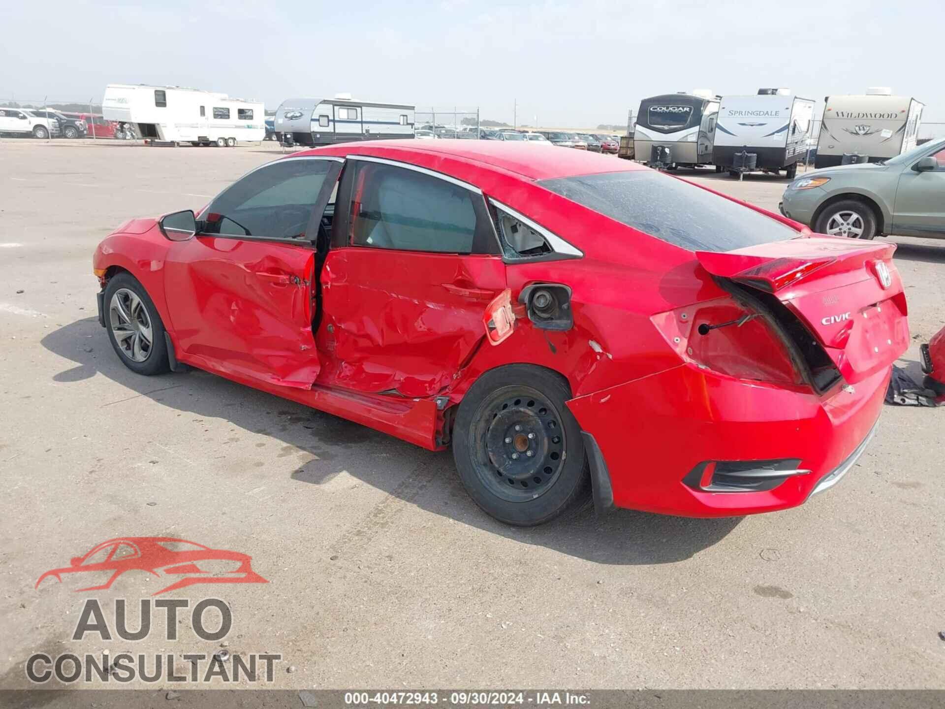 HONDA CIVIC 2019 - 2HGFC2F66KH514931