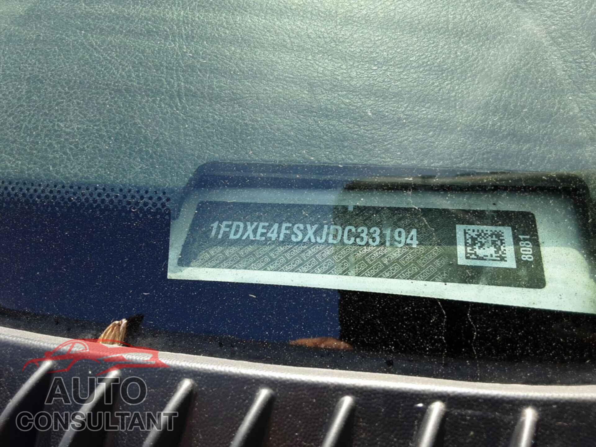 FORD ECONOLINE 2018 - 1FDXE4FSXJDC33194