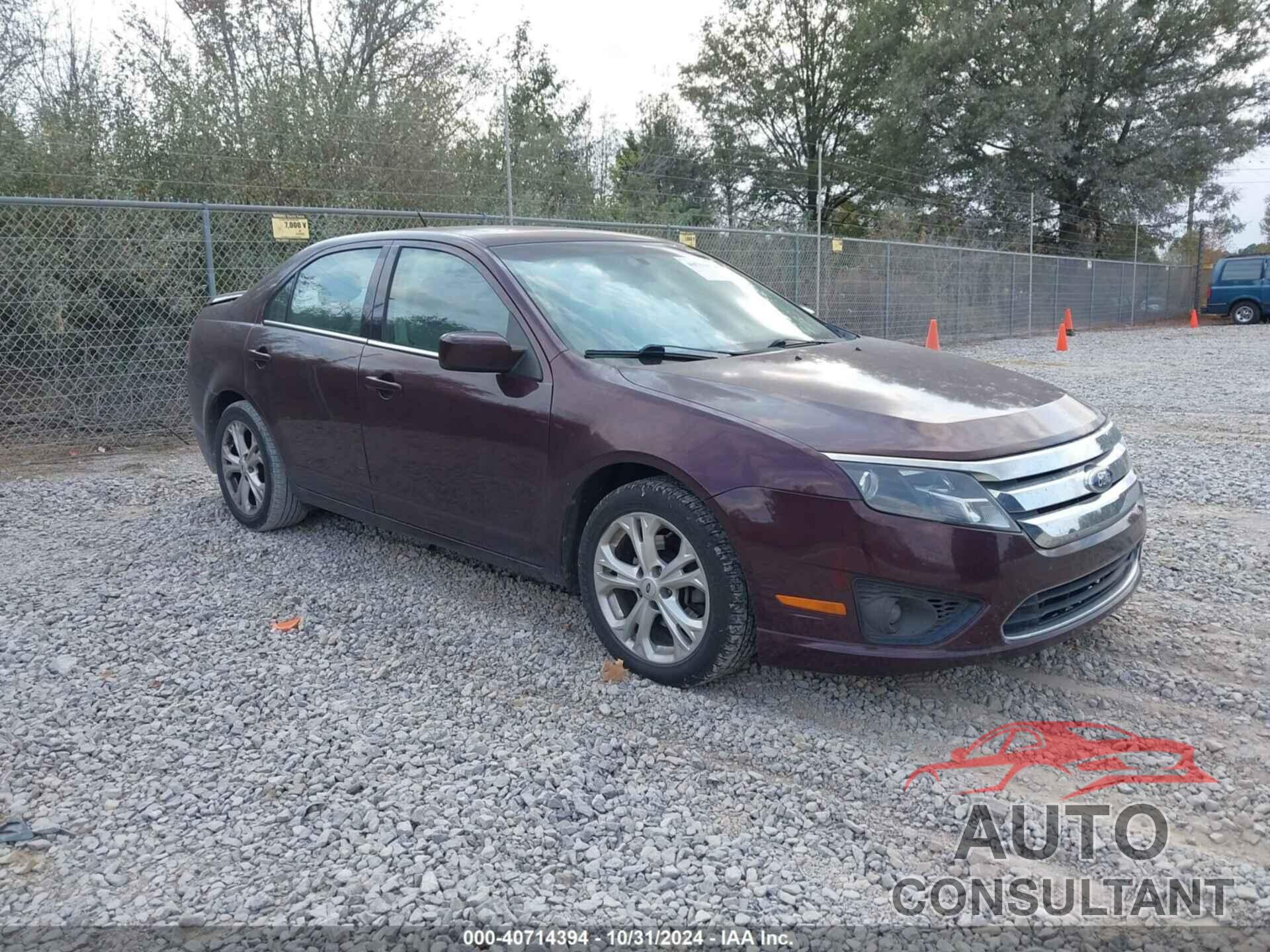 FORD FUSION 2012 - 3FAHP0HA9CR243070