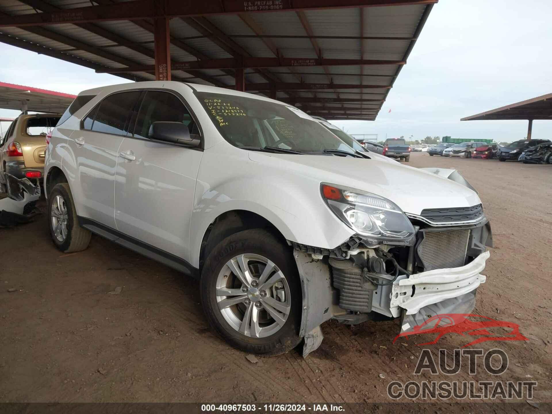 CHEVROLET EQUINOX 2017 - 2GNALBEK9H1533246