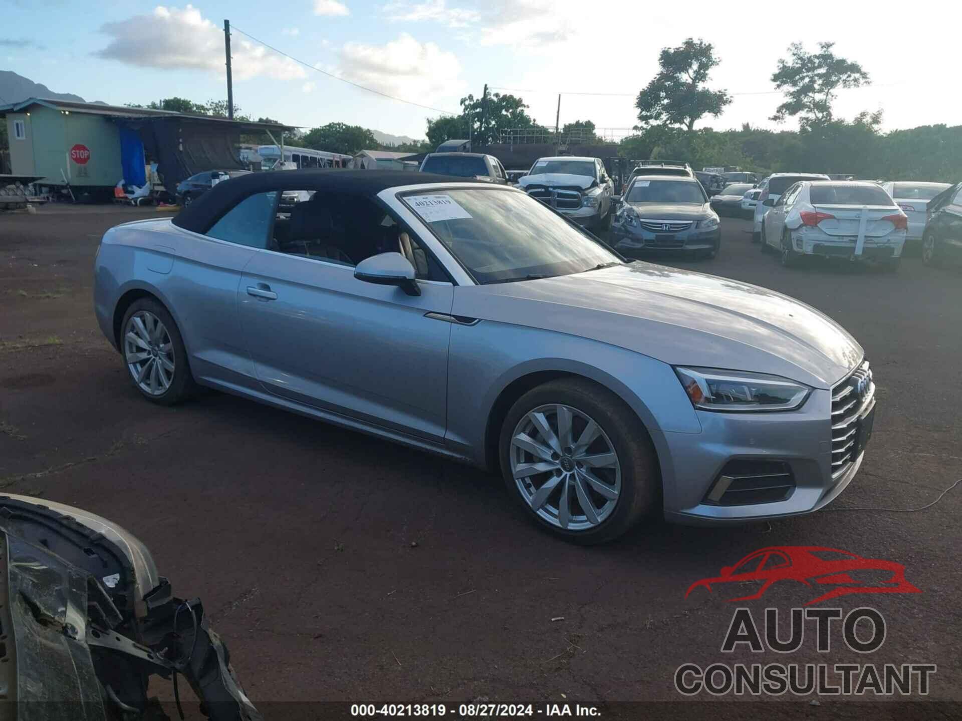 AUDI A5 2018 - WAUYNGF56JN012753