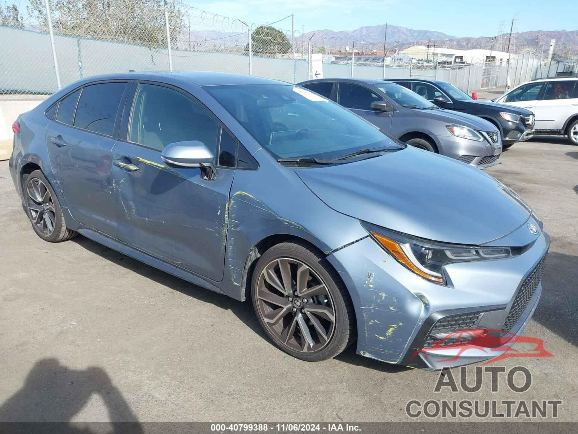 TOYOTA COROLLA 2021 - JTDS4MCE5MJ074641