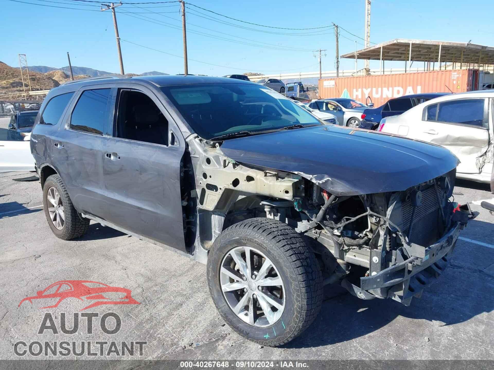 DODGE DURANGO 2016 - 1C4RDJDG2GC412843