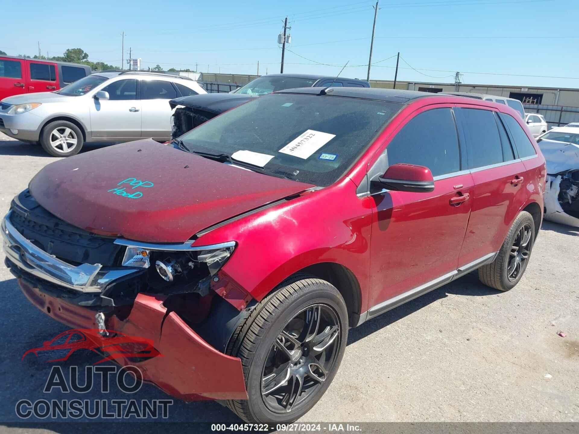 FORD EDGE 2013 - 2FMDK3KC8DBA36264