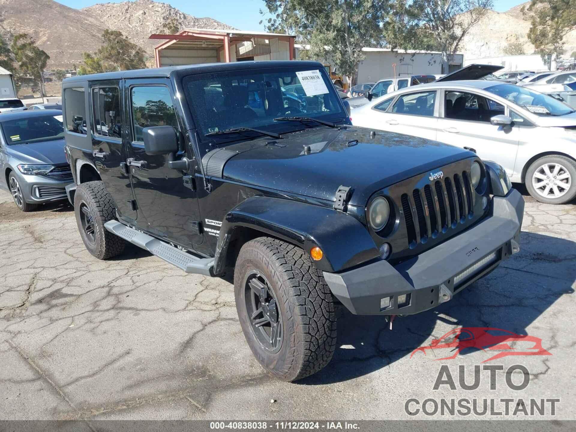 JEEP WRANGLER UNLIMITED 2016 - 1C4BJWDG7GL341940