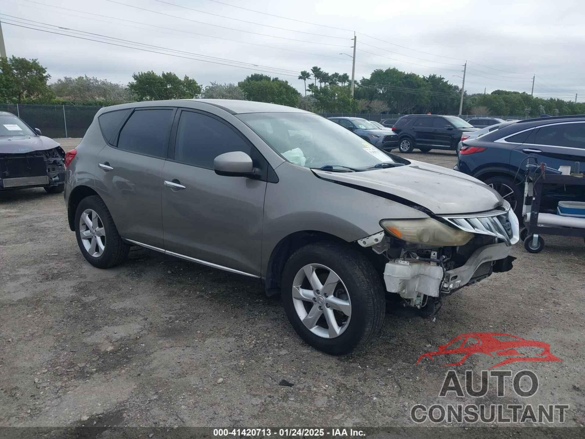 NISSAN MURANO 2009 - JN8AZ18UX9W010833