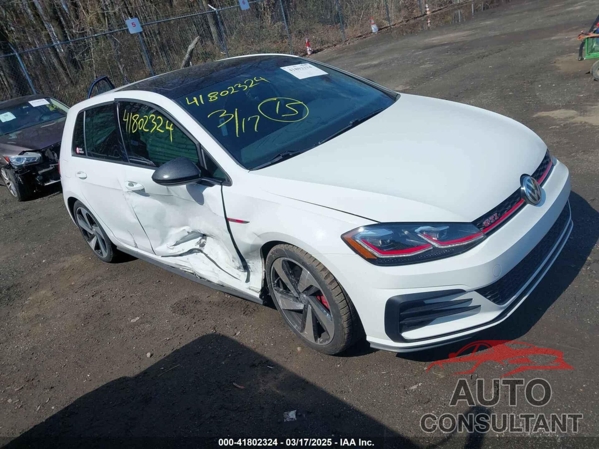 VOLKSWAGEN GOLF GTI 2020 - 3VW6T7AU7LM009580